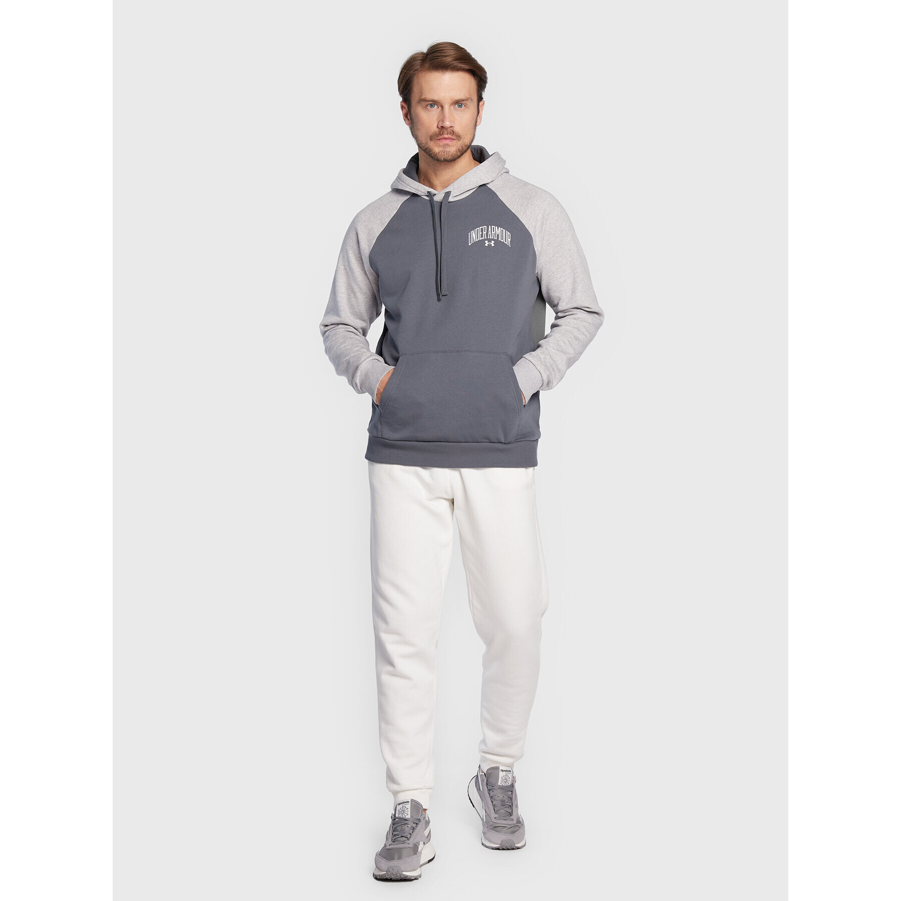 Under Armour Mikina Ua Rival 1373363 Sivá Loose Fit - Pepit.sk