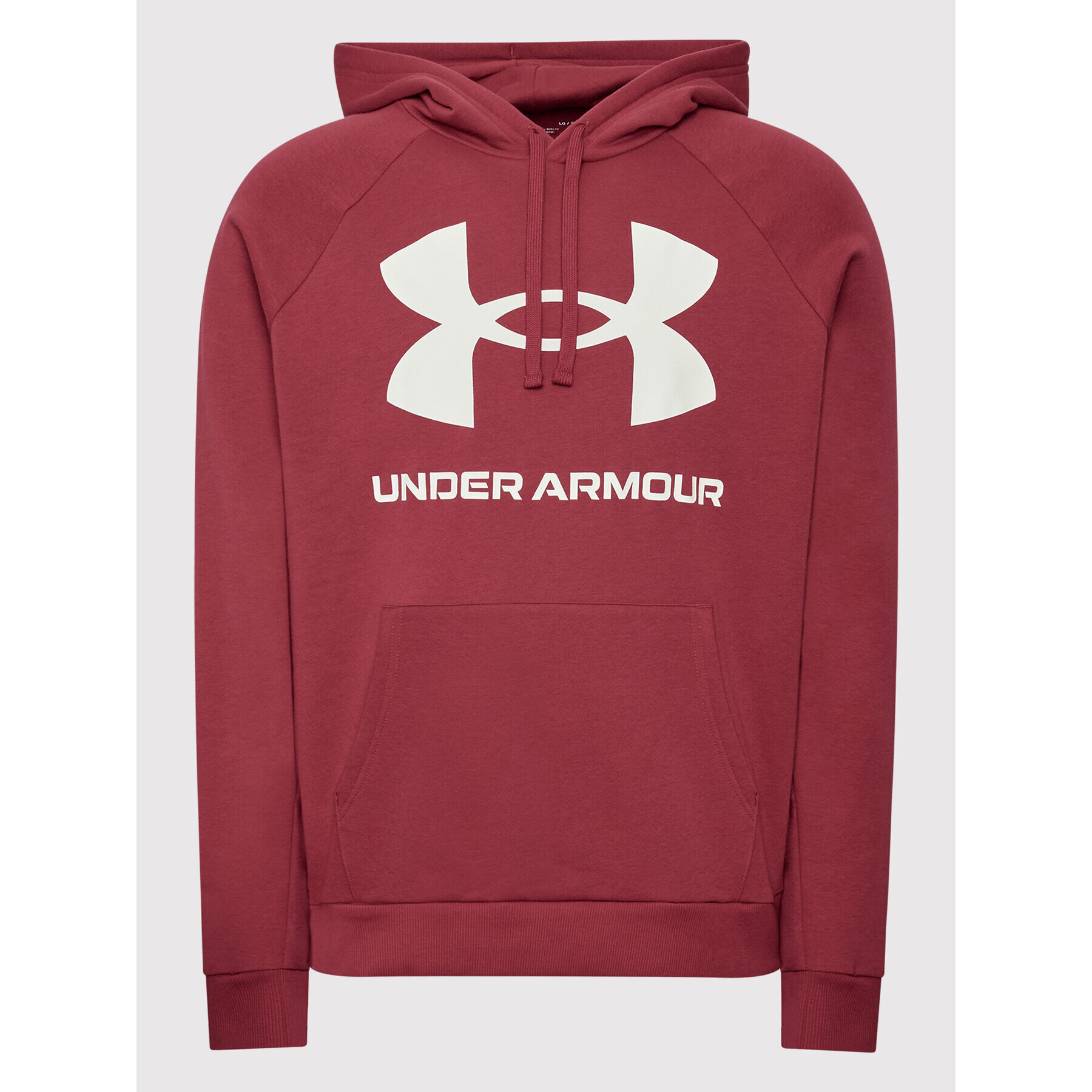 Under Armour Mikina Ua Rival Fleece 1357093 Červená Relaxed Fit - Pepit.sk