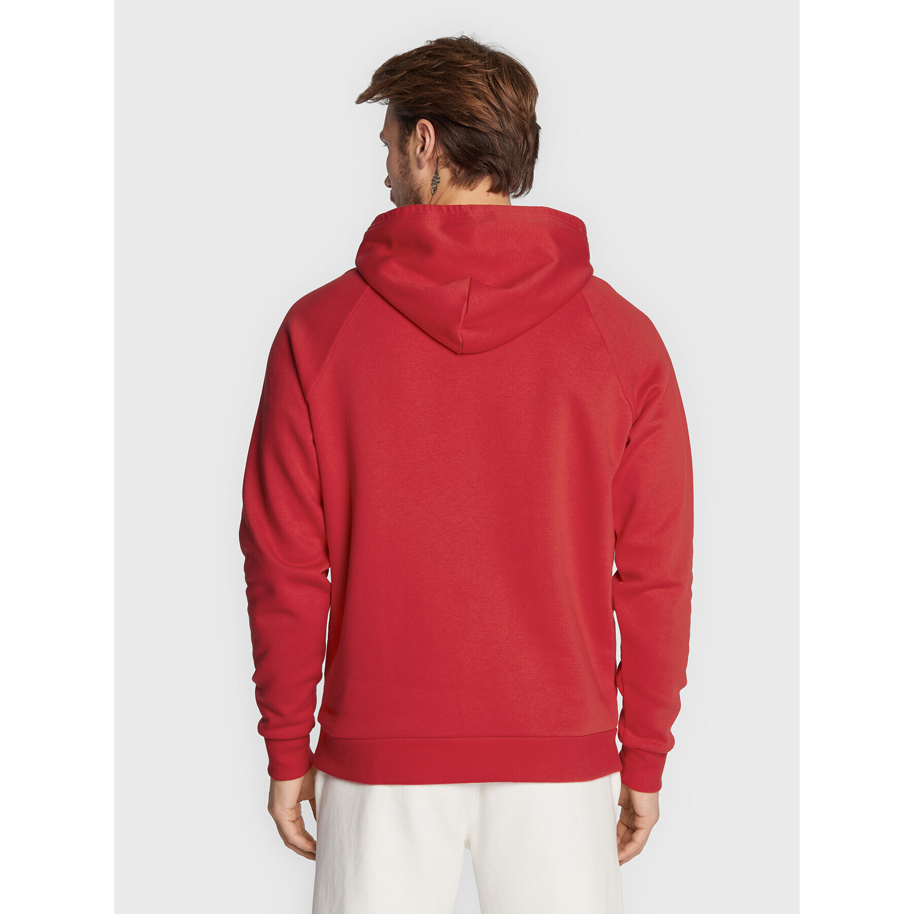 Under Armour Mikina Ua Rival Fleece Big Logo 1357093 Červená Loose Fit - Pepit.sk