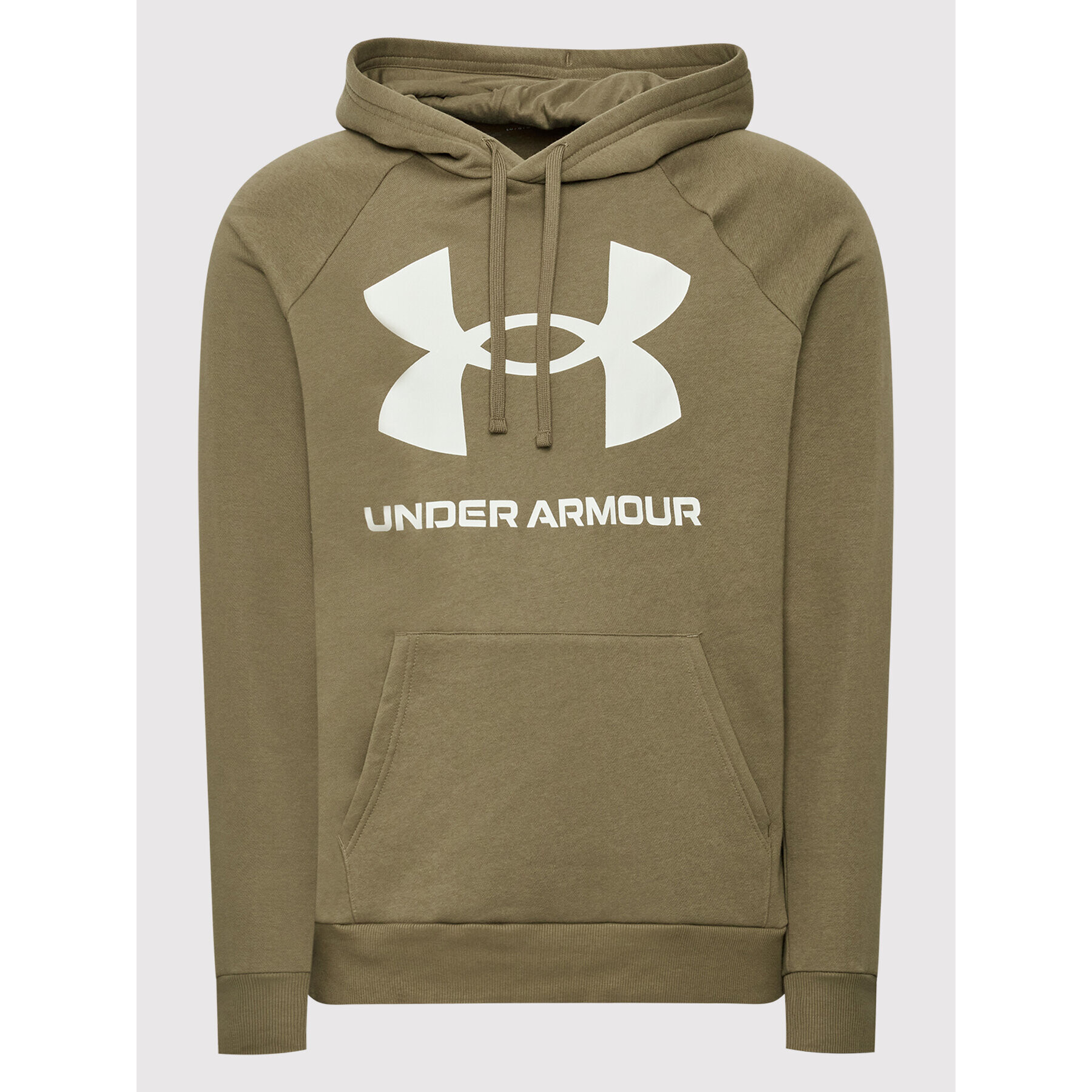 Under Armour Mikina Ua Rival Fleece Big Logo 1357093 Zelená Loose Fit - Pepit.sk