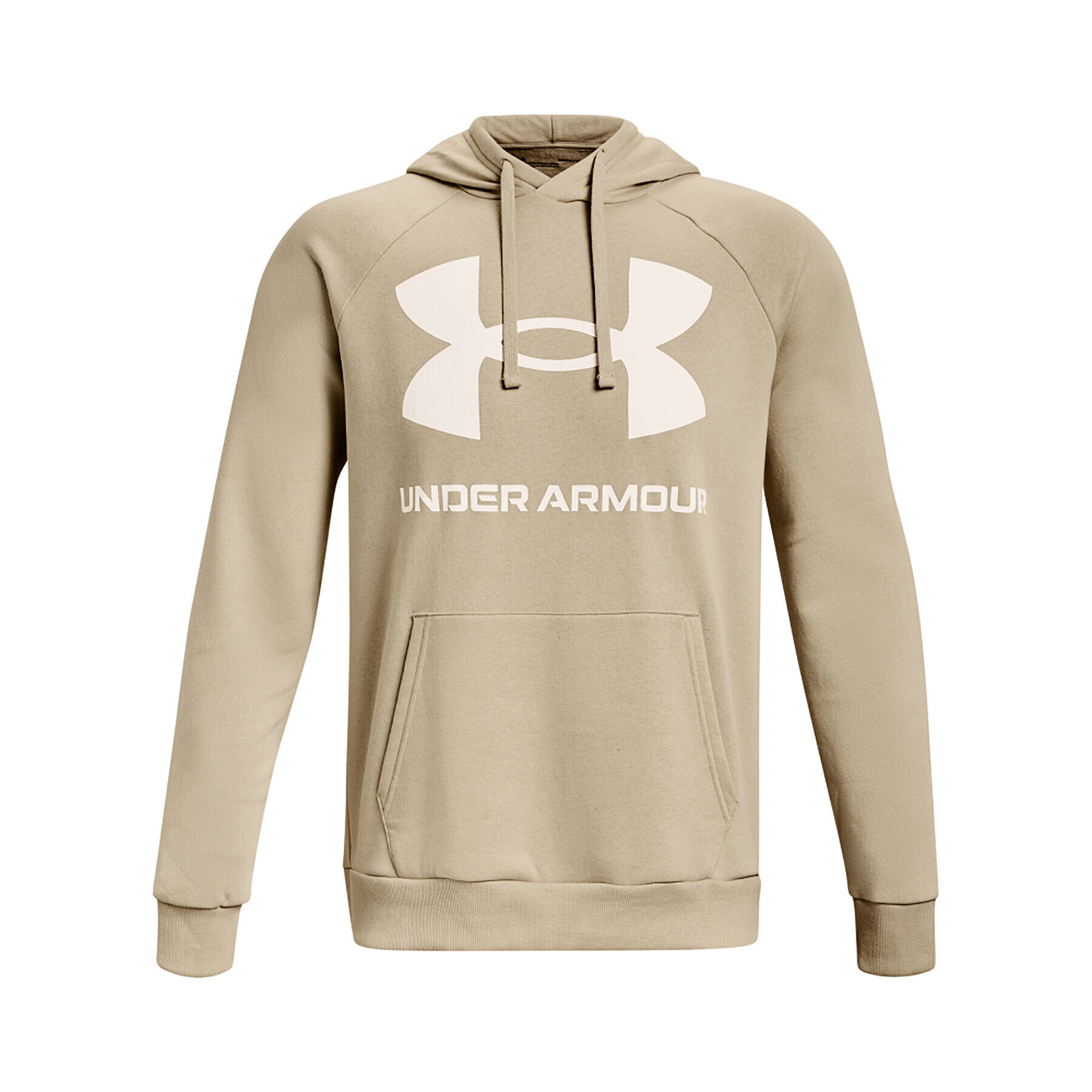 Under Armour Mikina UA Rival Fleece Big Logo HD 1357093 Béžová Regular Fit - Pepit.sk