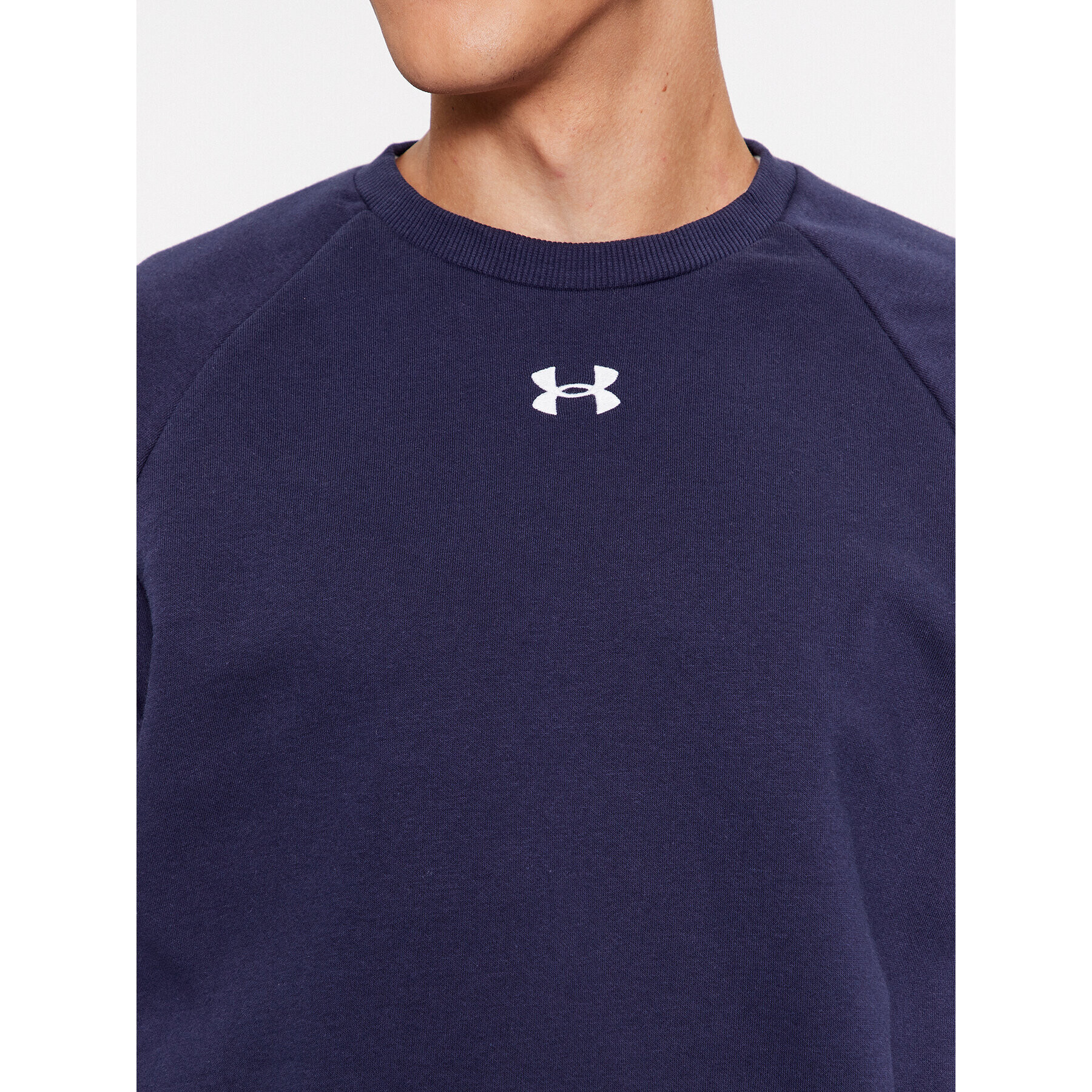 Under Armour Mikina Ua Rival Fleece Crew 1379755 Tmavomodrá Loose Fit - Pepit.sk