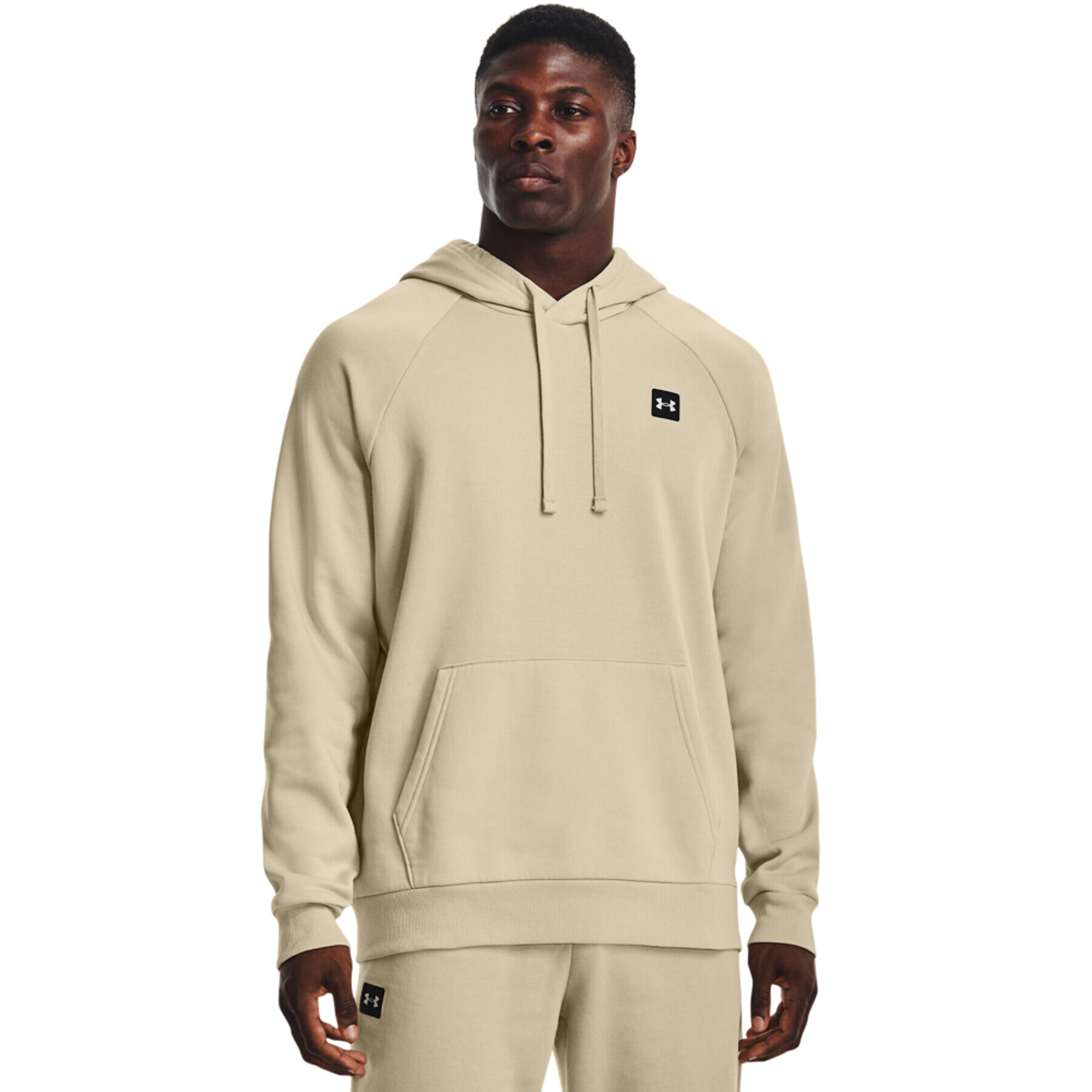 Under Armour Mikina UA Rival Fleece Hoodie 1357092 Béžová Regular Fit - Pepit.sk