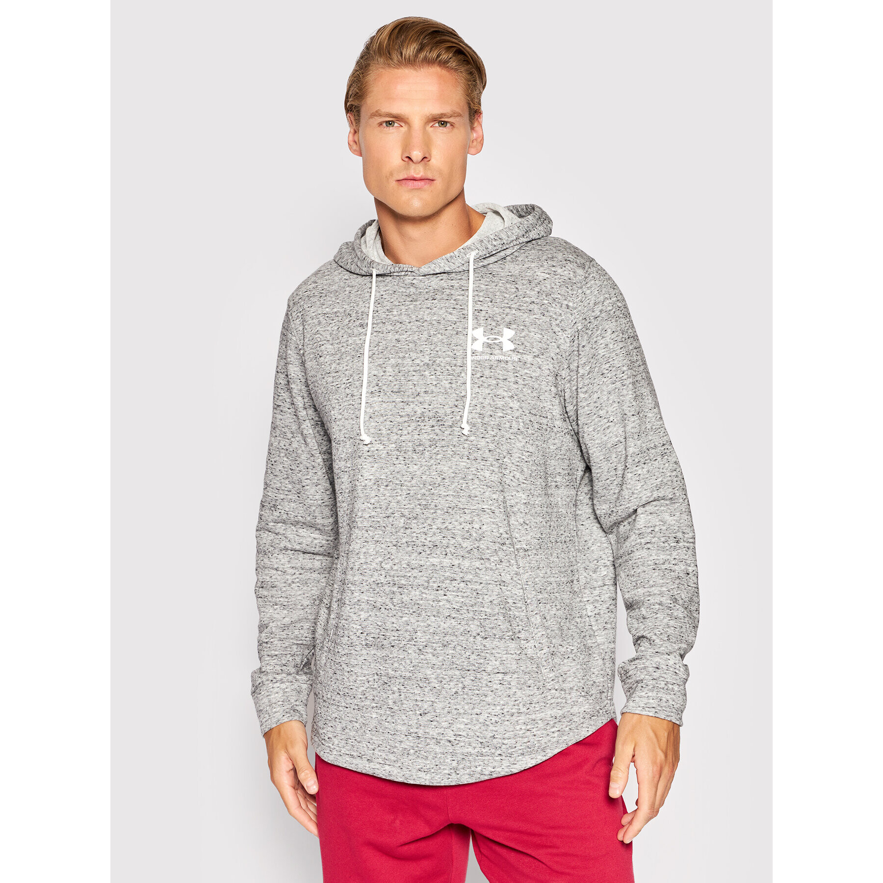 Under Armour Mikina Ua Rival Terry 1370401 Sivá Loose Fit - Pepit.sk