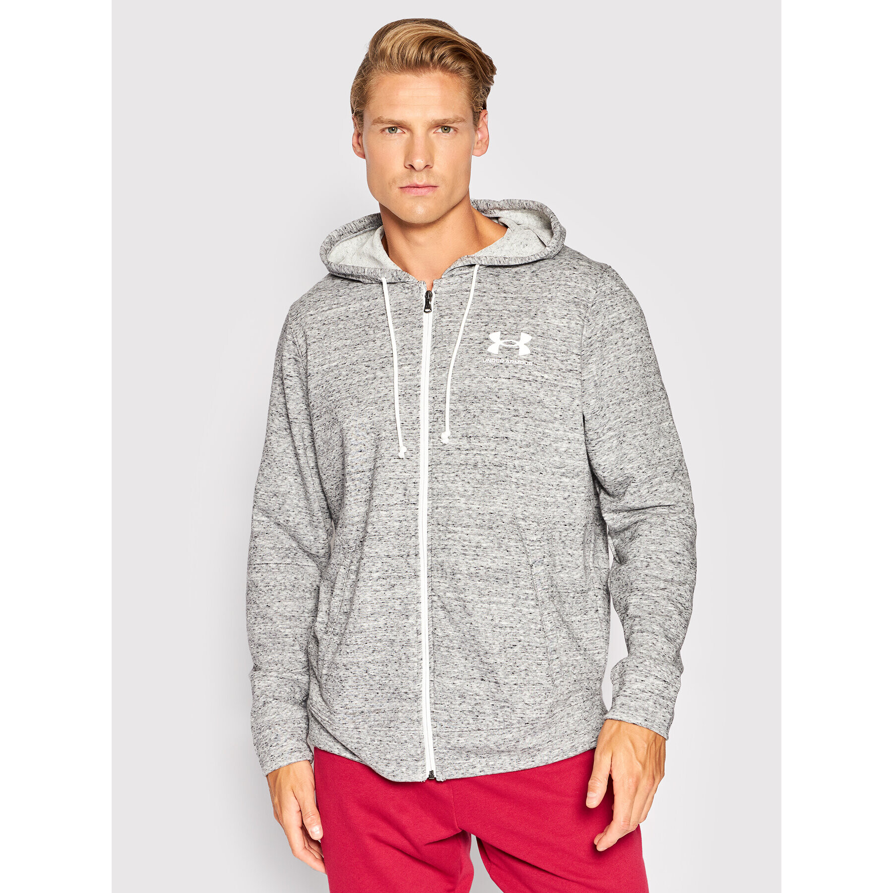 Under Armour Mikina Ua Rival Terry 1370409 Sivá Loose Fit - Pepit.sk