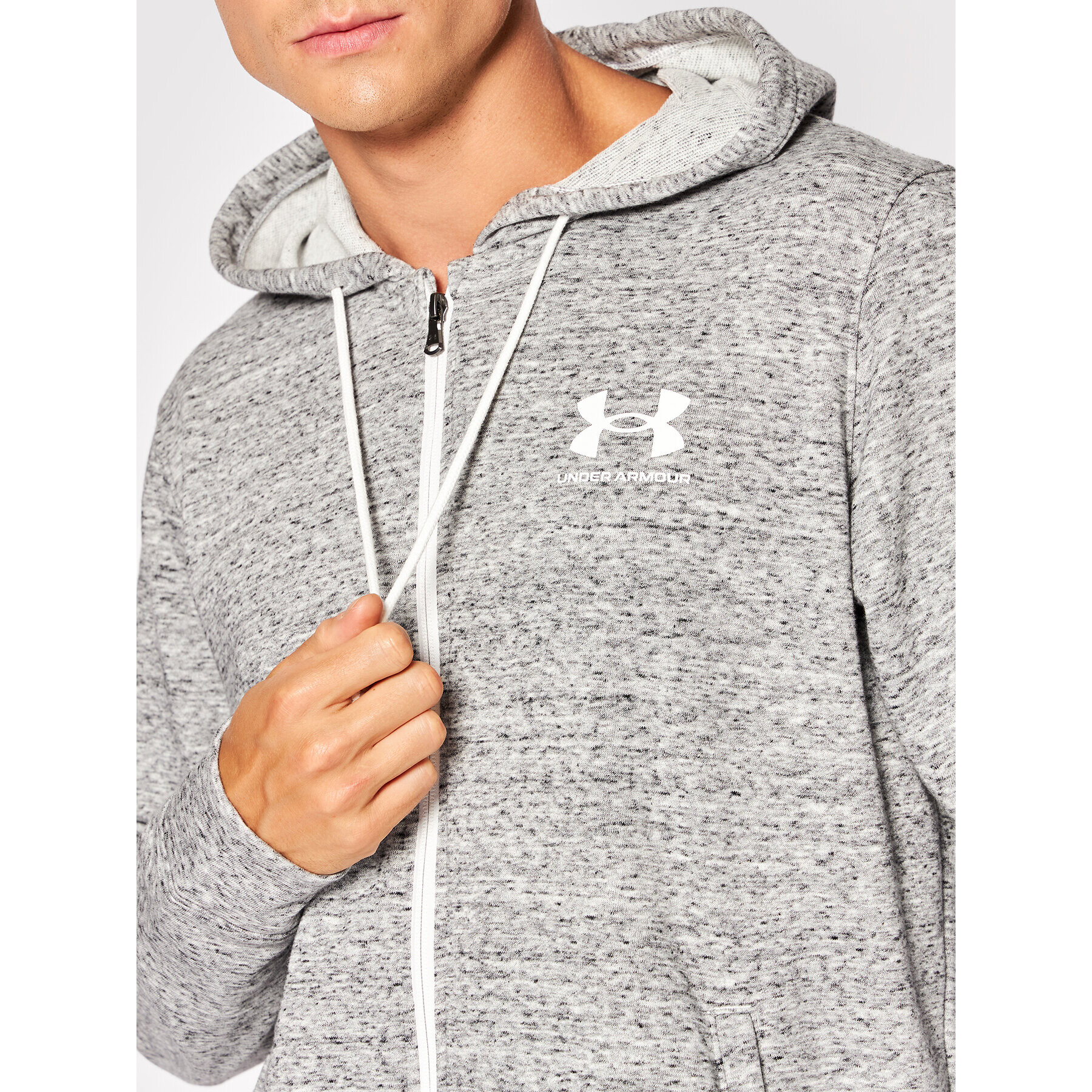 Under Armour Mikina Ua Rival Terry 1370409 Sivá Loose Fit - Pepit.sk