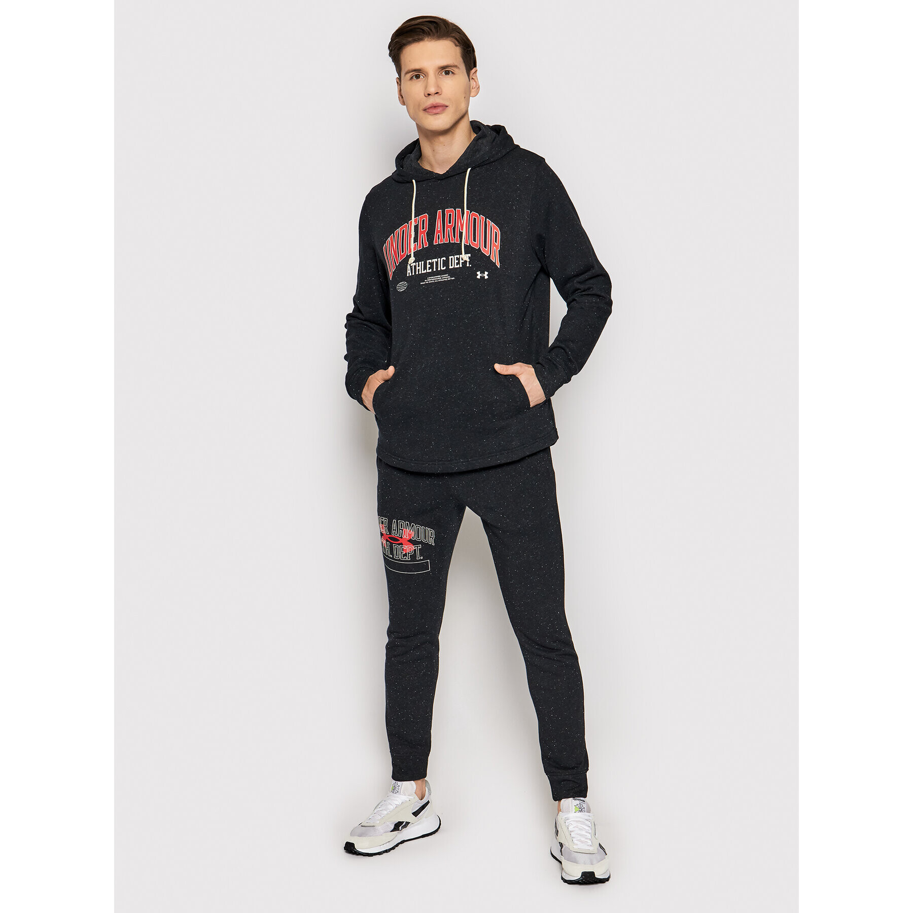 Under Armour Mikina Ua Rival Terry Athletic Department 1370354 Čierna Regular Fit - Pepit.sk