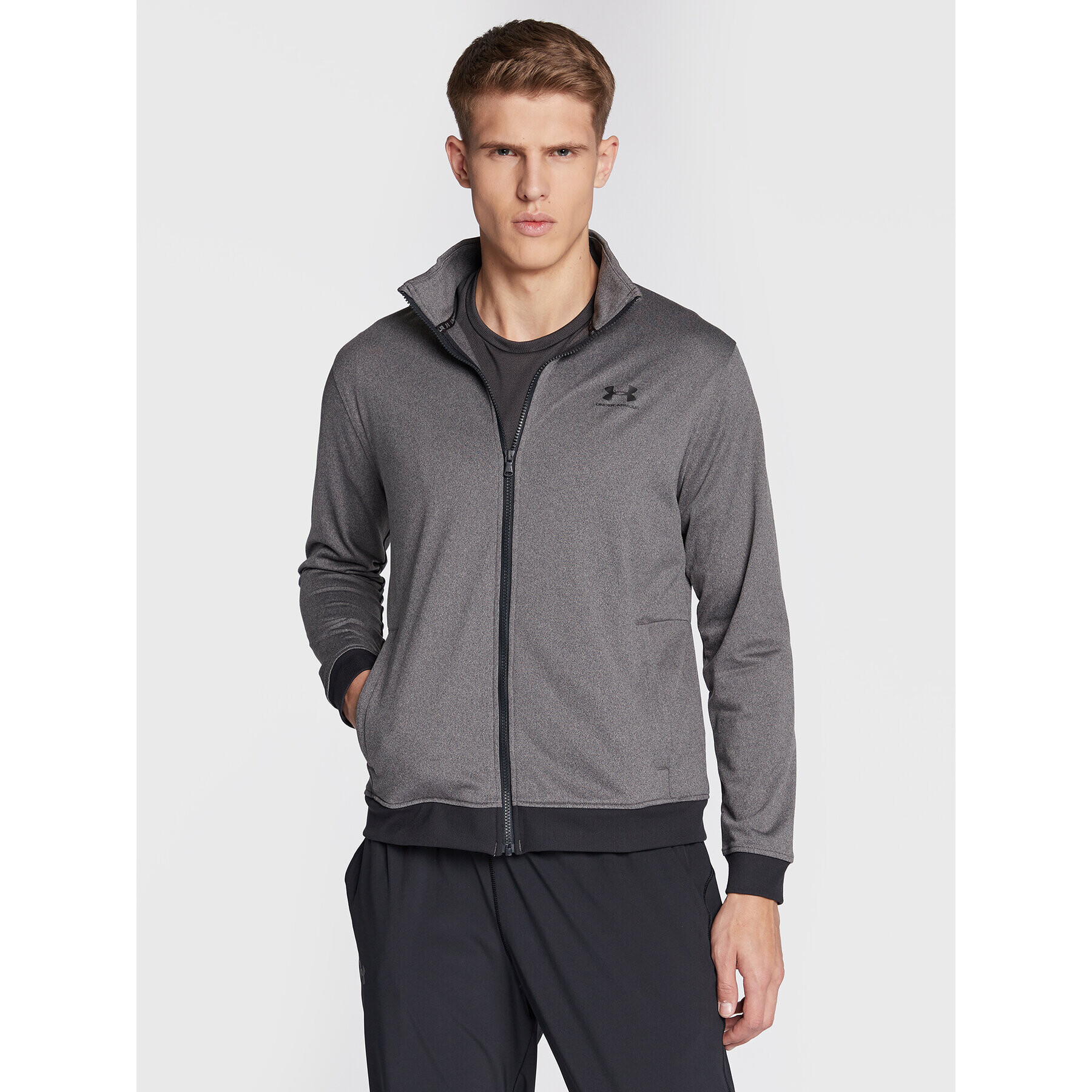 Under Armour Mikina Ua Sportstyle Tricot 1329293 Sivá Loose Fit - Pepit.sk