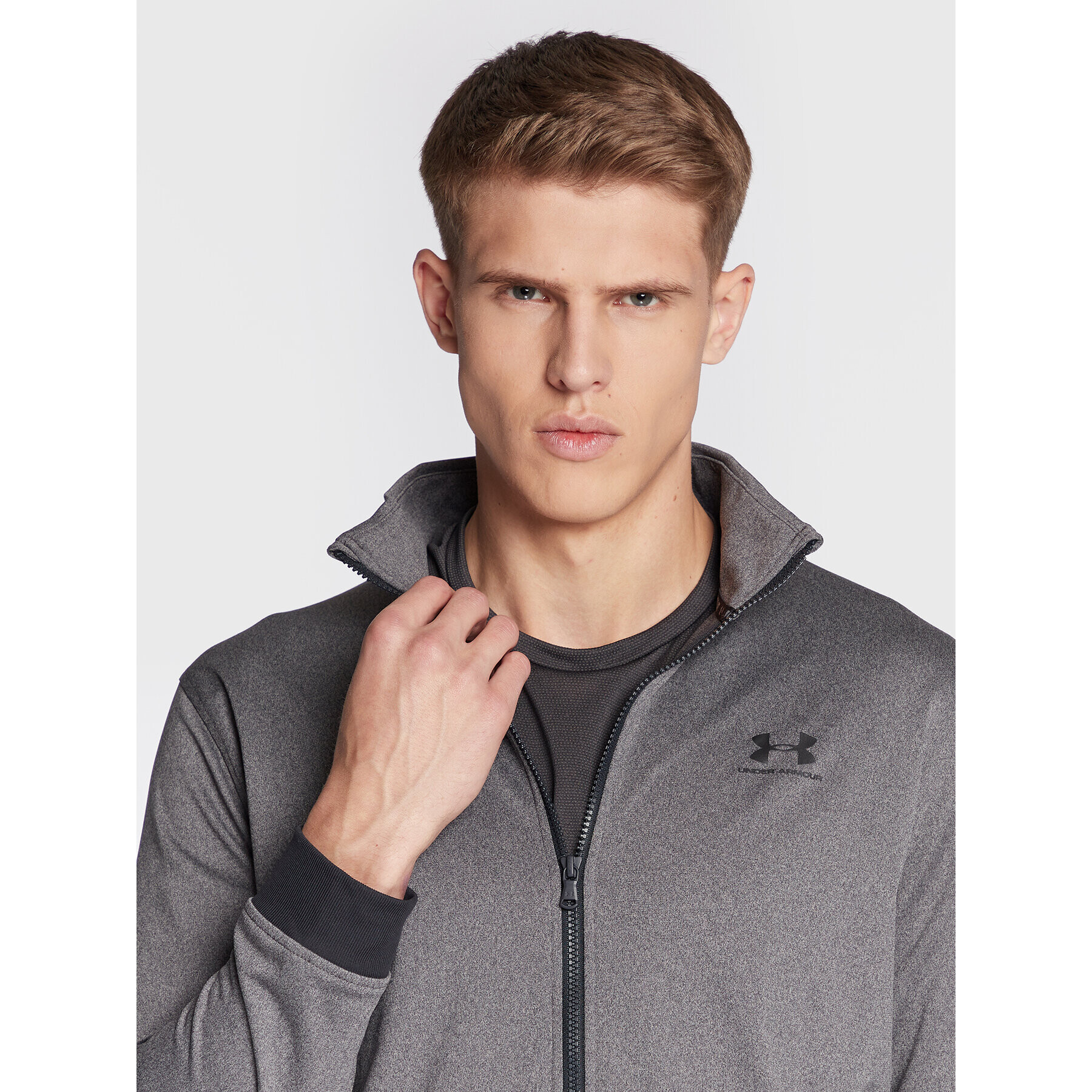 Under Armour Mikina Ua Sportstyle Tricot 1329293 Sivá Loose Fit - Pepit.sk