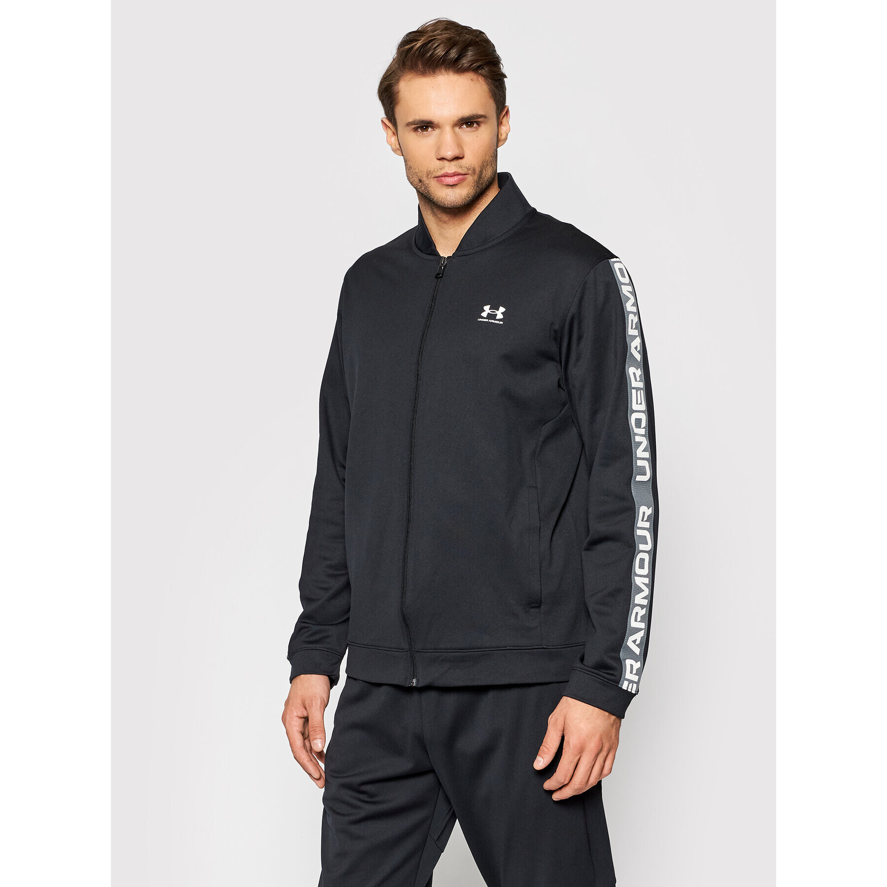 Under Armour Mikina Ua Tricot Fashion 1366208 Čierna Relaxed Fit - Pepit.sk