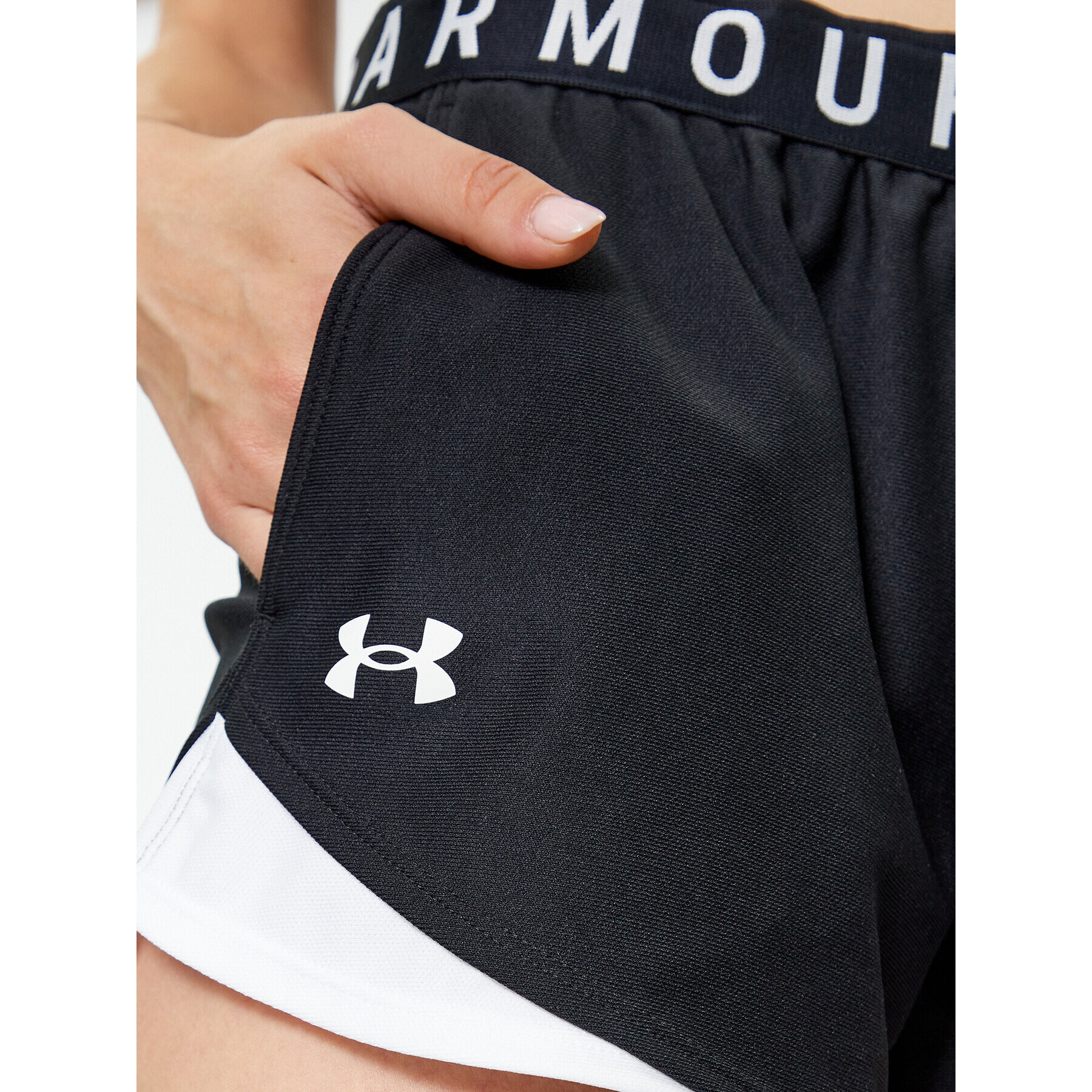 Under Armour Športové kraťasy Play Up Shorts 3.0 1344552 Čierna Loose Fit - Pepit.sk