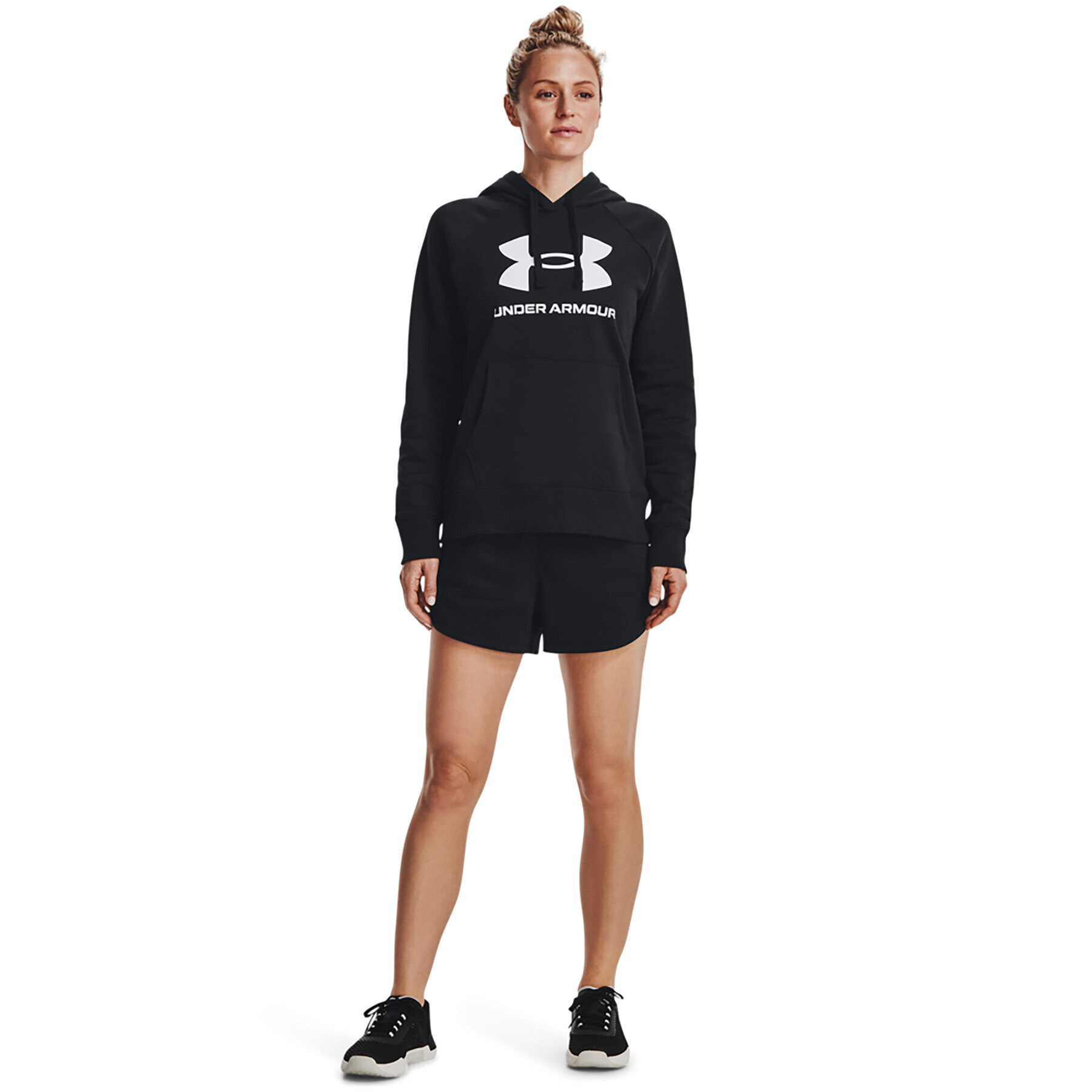 Under Armour Športové kraťasy Rival Fleece Short 1376257 Čierna Regular Fit - Pepit.sk