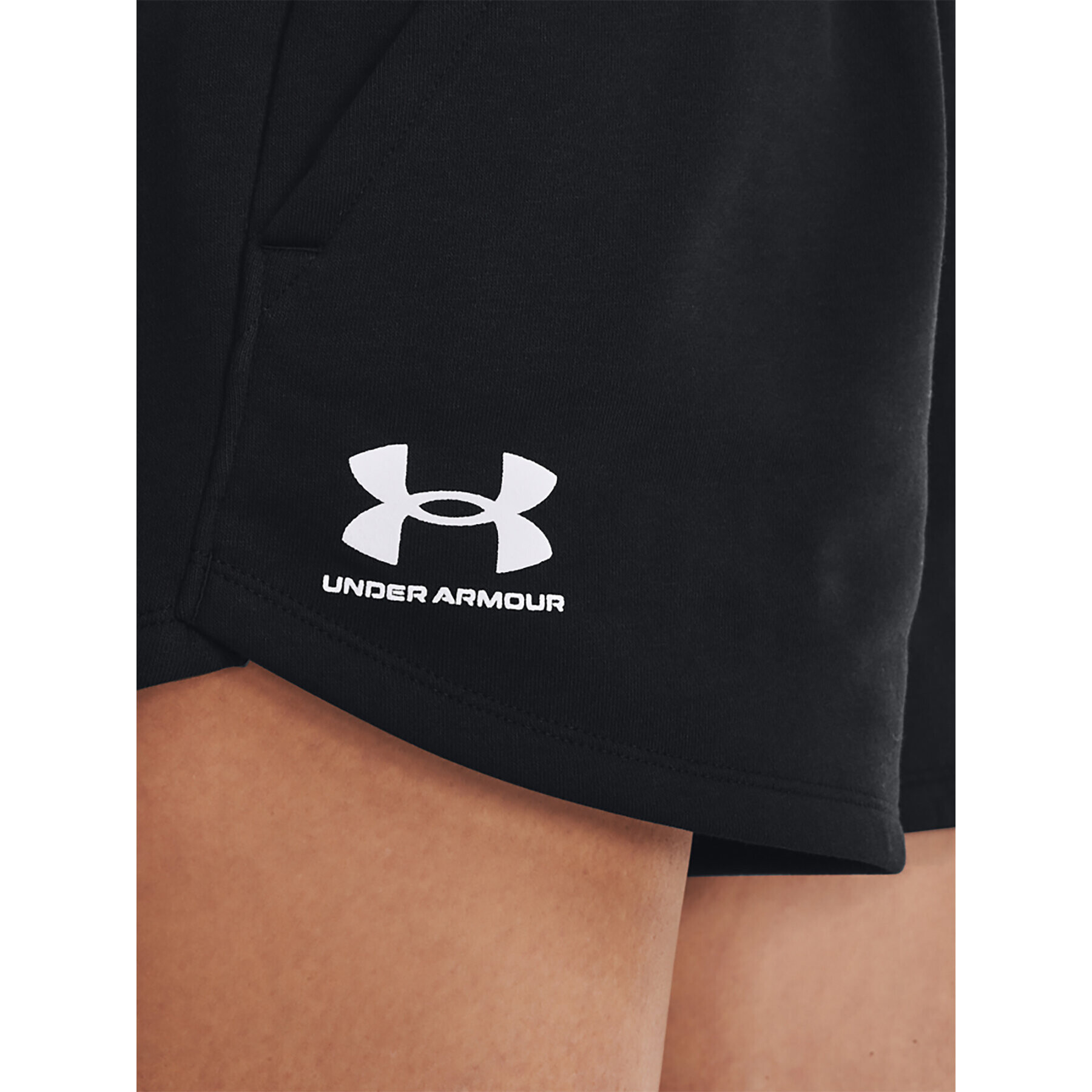 Under Armour Športové kraťasy Rival Fleece Short 1376257 Čierna Regular Fit - Pepit.sk