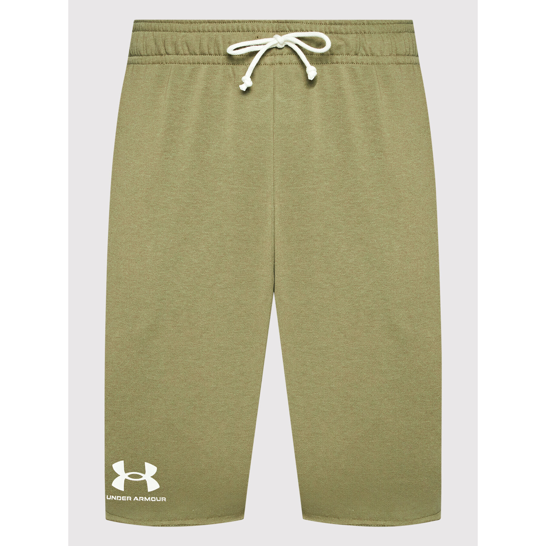 Under Armour Športové kraťasy Rival Terry 1361631 Zelená Regular Fit - Pepit.sk