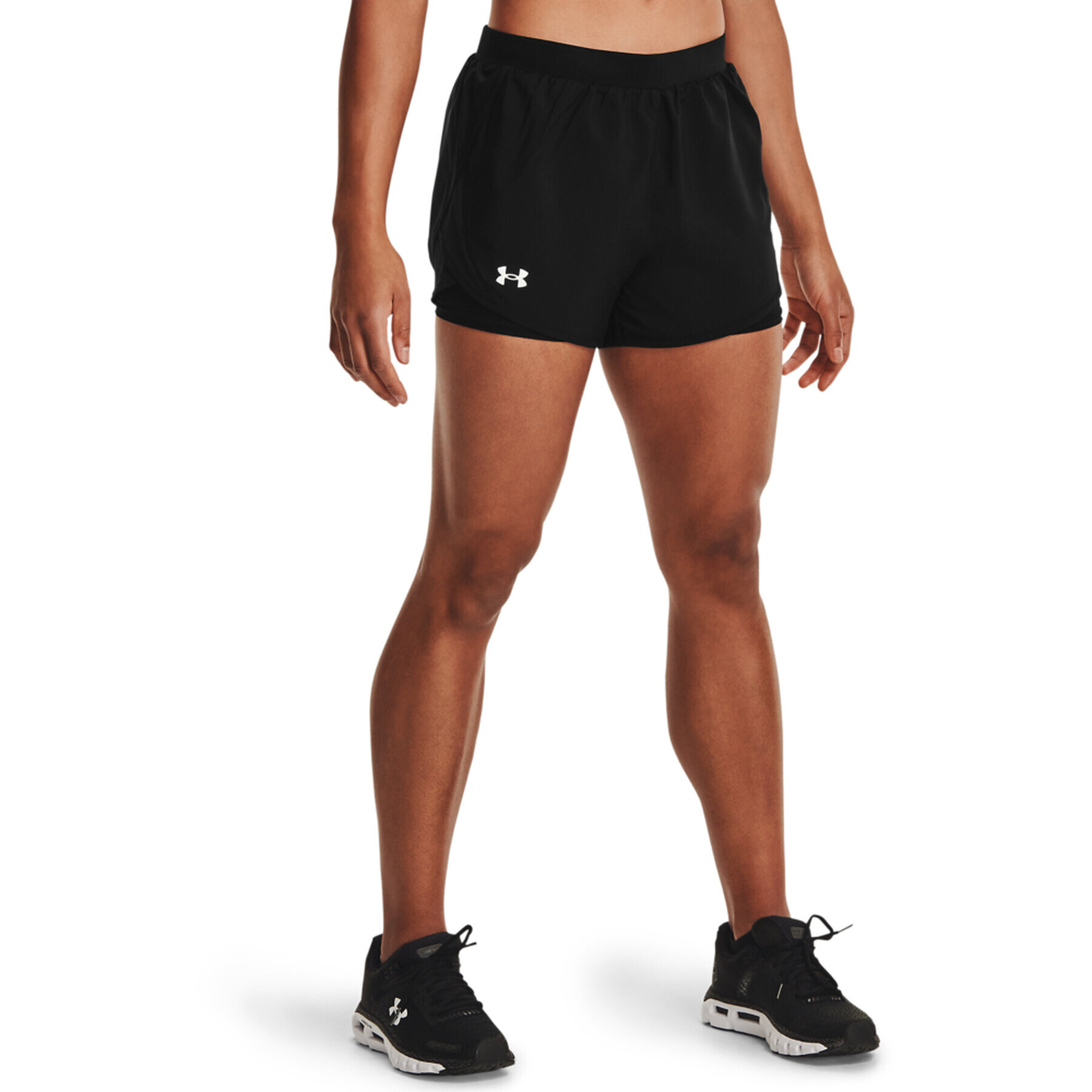 Under Armour Športové kraťasy Ua Fly By 2.0 2-in-1 1356200 Čierna Slim Fit - Pepit.sk