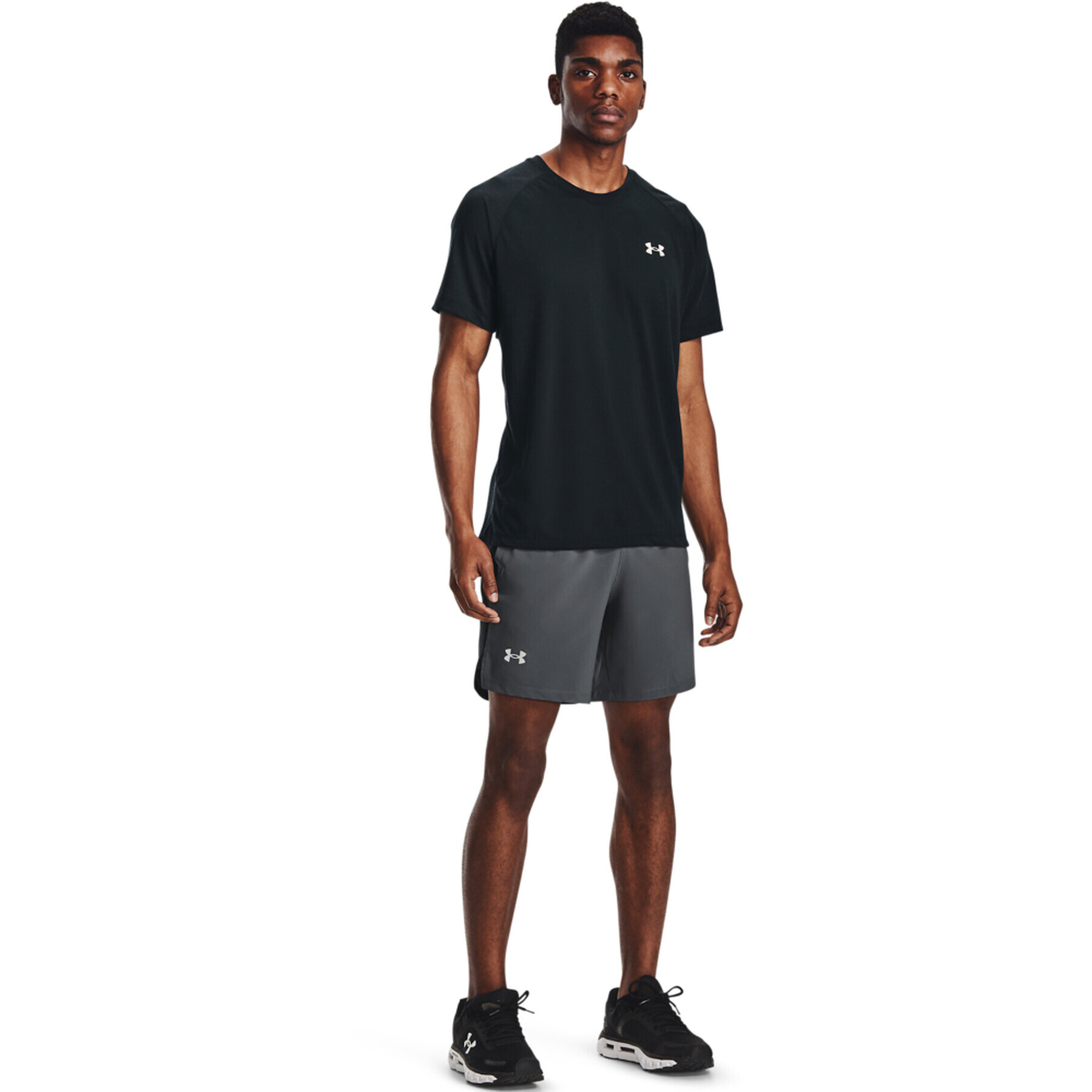 Under Armour Športové kraťasy Ua Launch Run 7'' 1361493 Sivá Regular Fit - Pepit.sk