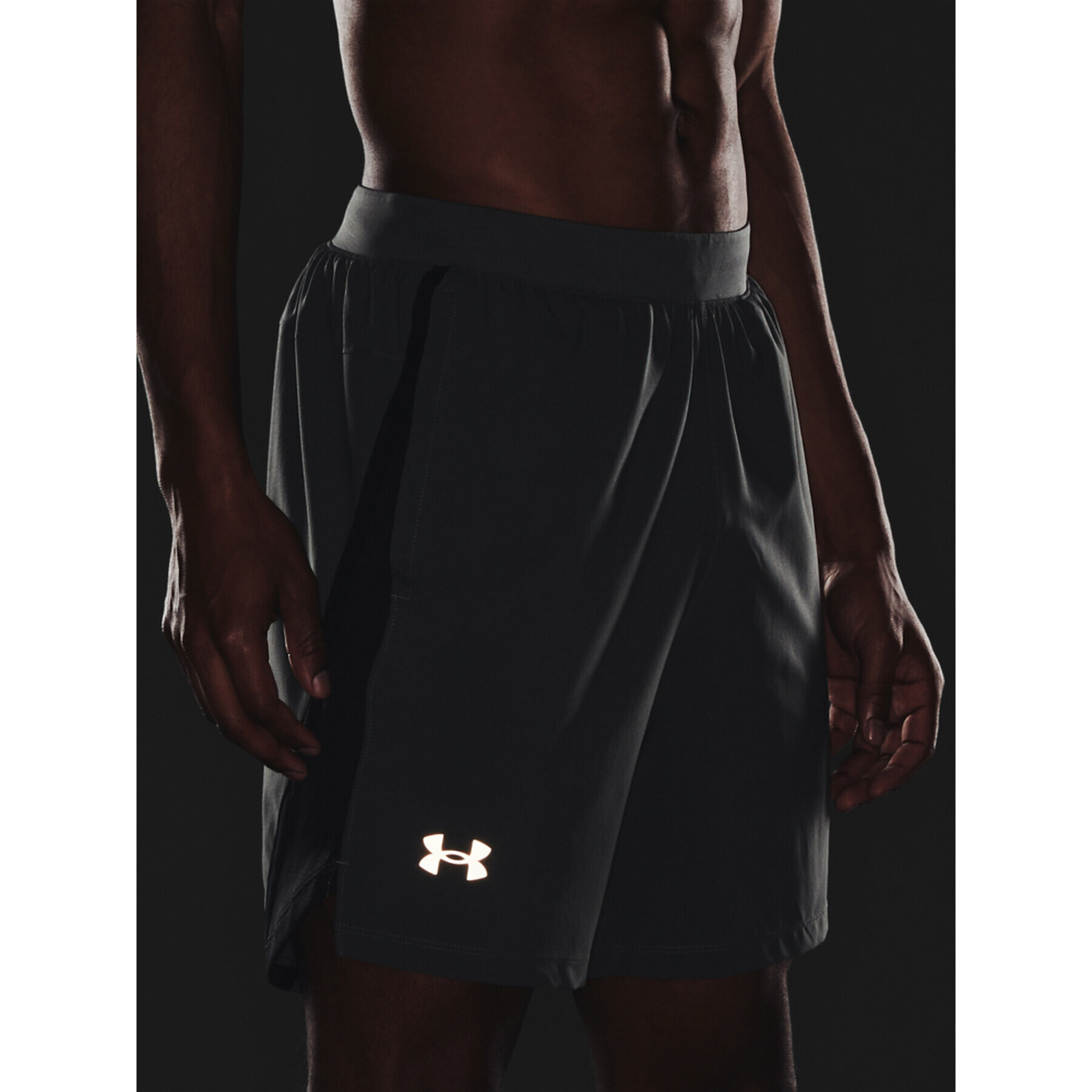 Under Armour Športové kraťasy Ua Launch Run 7'' 1361493 Sivá Regular Fit - Pepit.sk