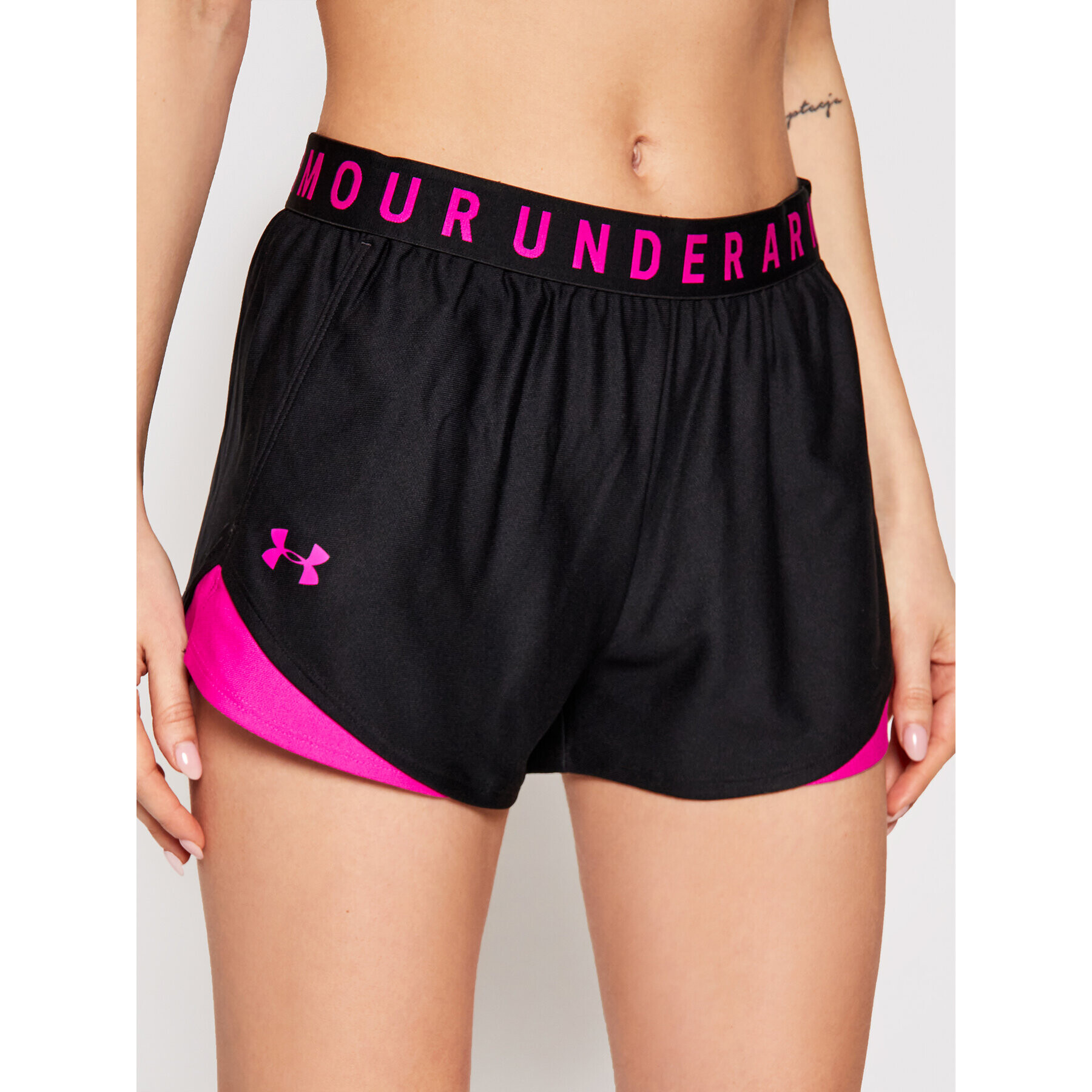 Under Armour Športové kraťasy Ua Play Up 3.0 1344552 Čierna Loose Fit - Pepit.sk