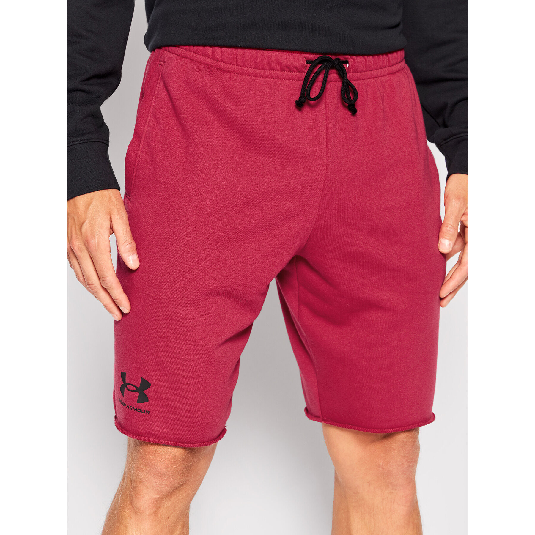 Under Armour Športové kraťasy Ua Rival 1361631 Červená Regular Fit - Pepit.sk