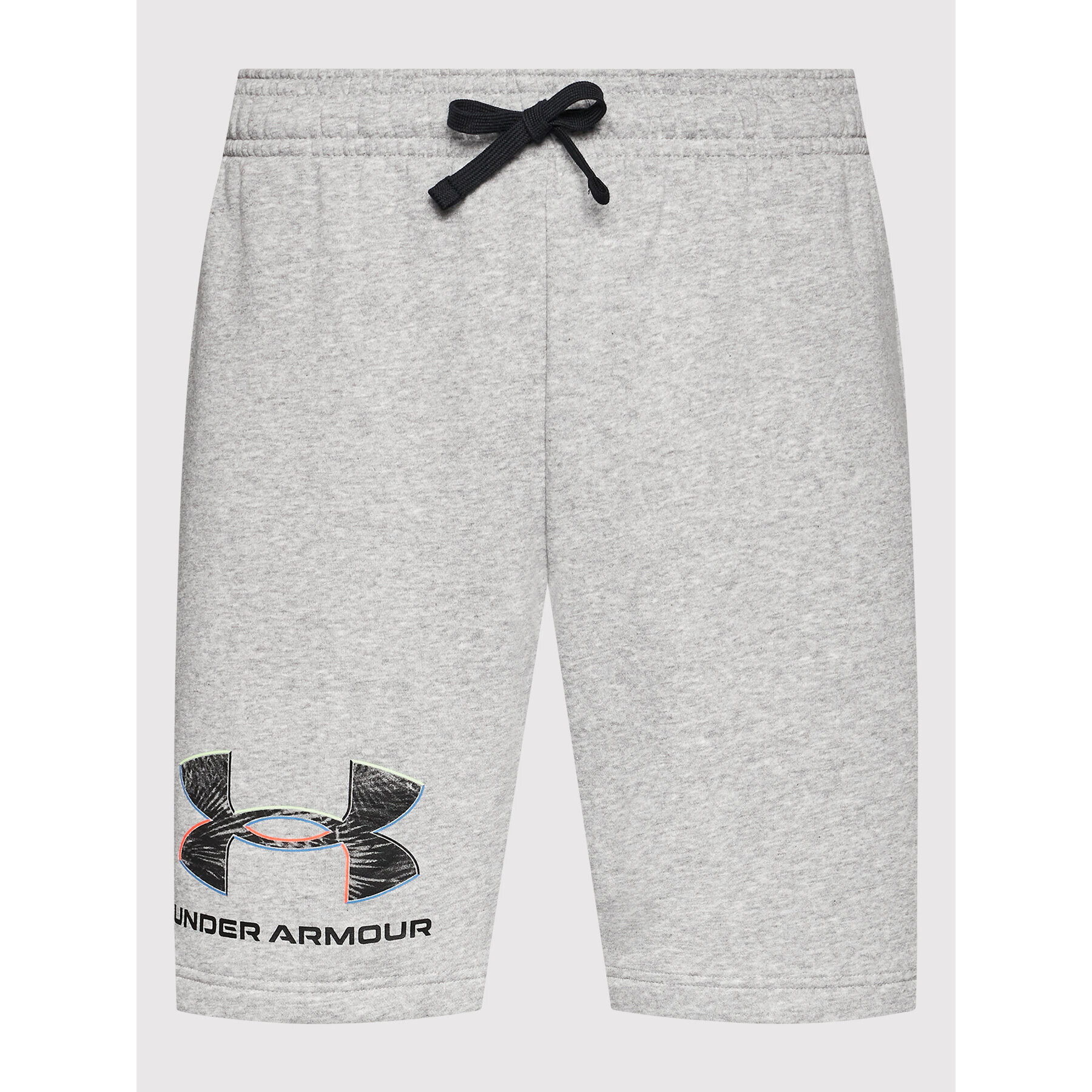 Under Armour Športové kraťasy Ua Rival Fleece Graphic 1370350 Sivá Loose Fit - Pepit.sk