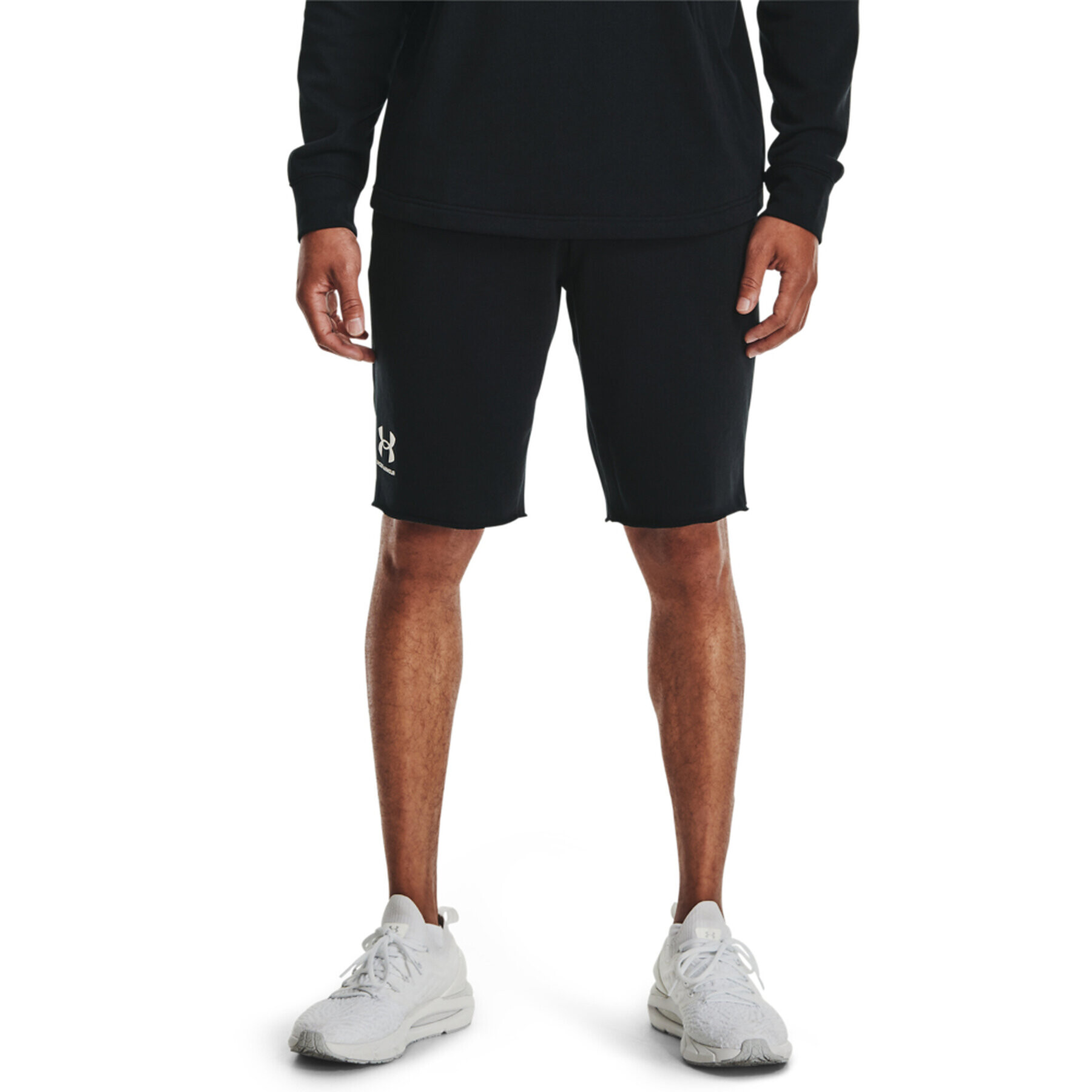 Under Armour Športové kraťasy Ua Rival Terry 1361631 Čierna Regular Fit - Pepit.sk