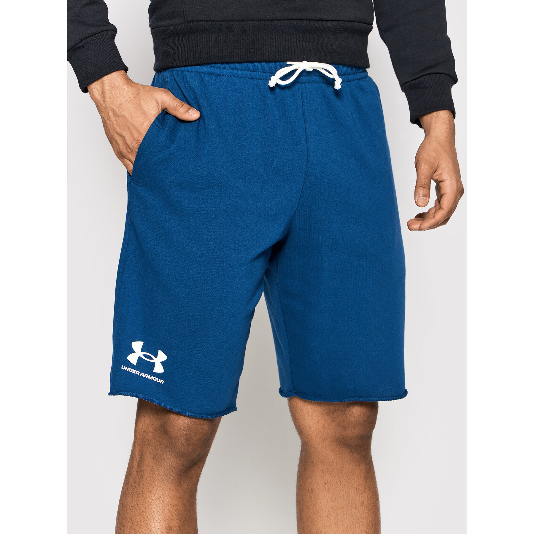 Under Armour Športové kraťasy Ua Rival Terry 1361631 Modrá Regular Fit - Pepit.sk