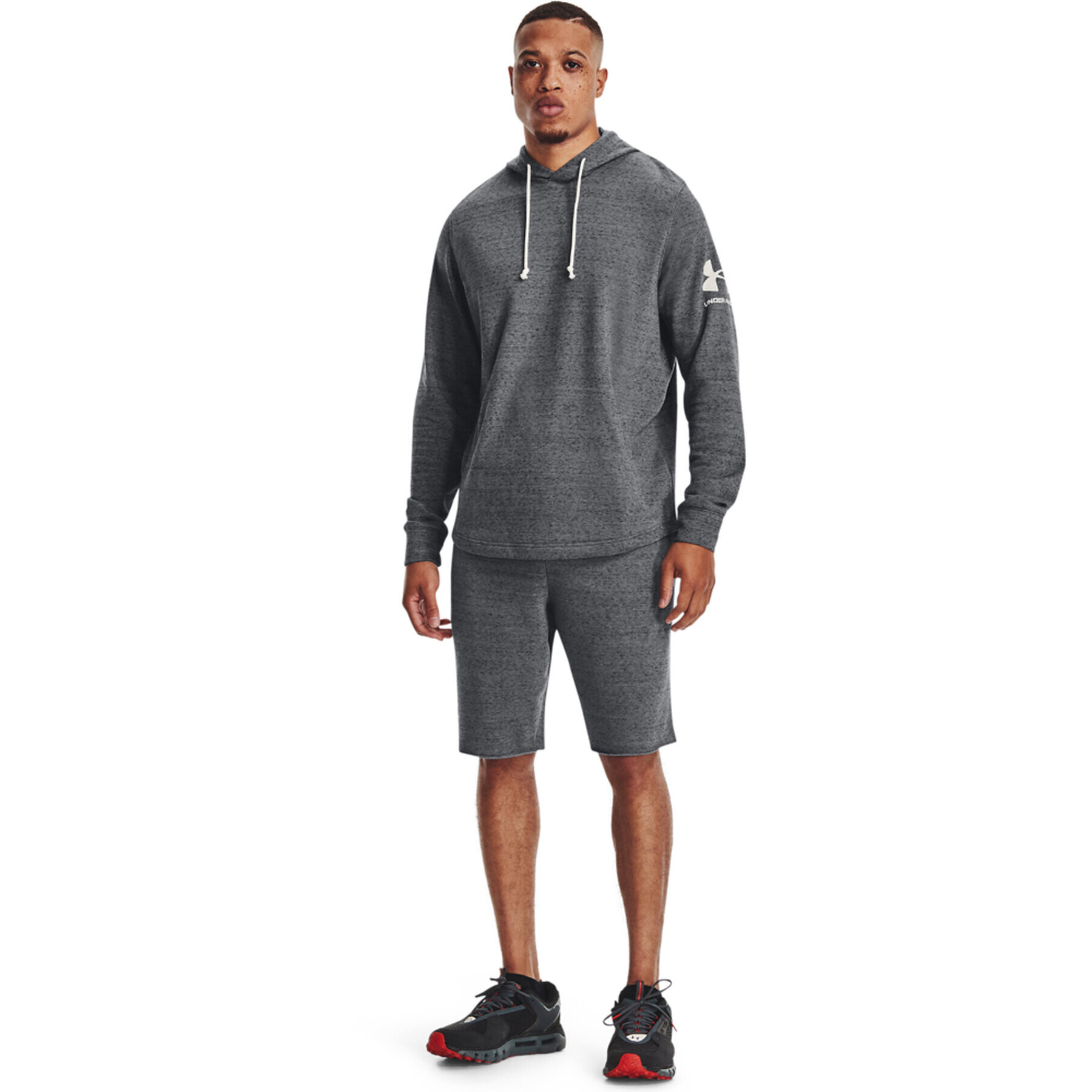 Under Armour Športové kraťasy Ua Rival Terry 1361631 Sivá Regular Fit - Pepit.sk