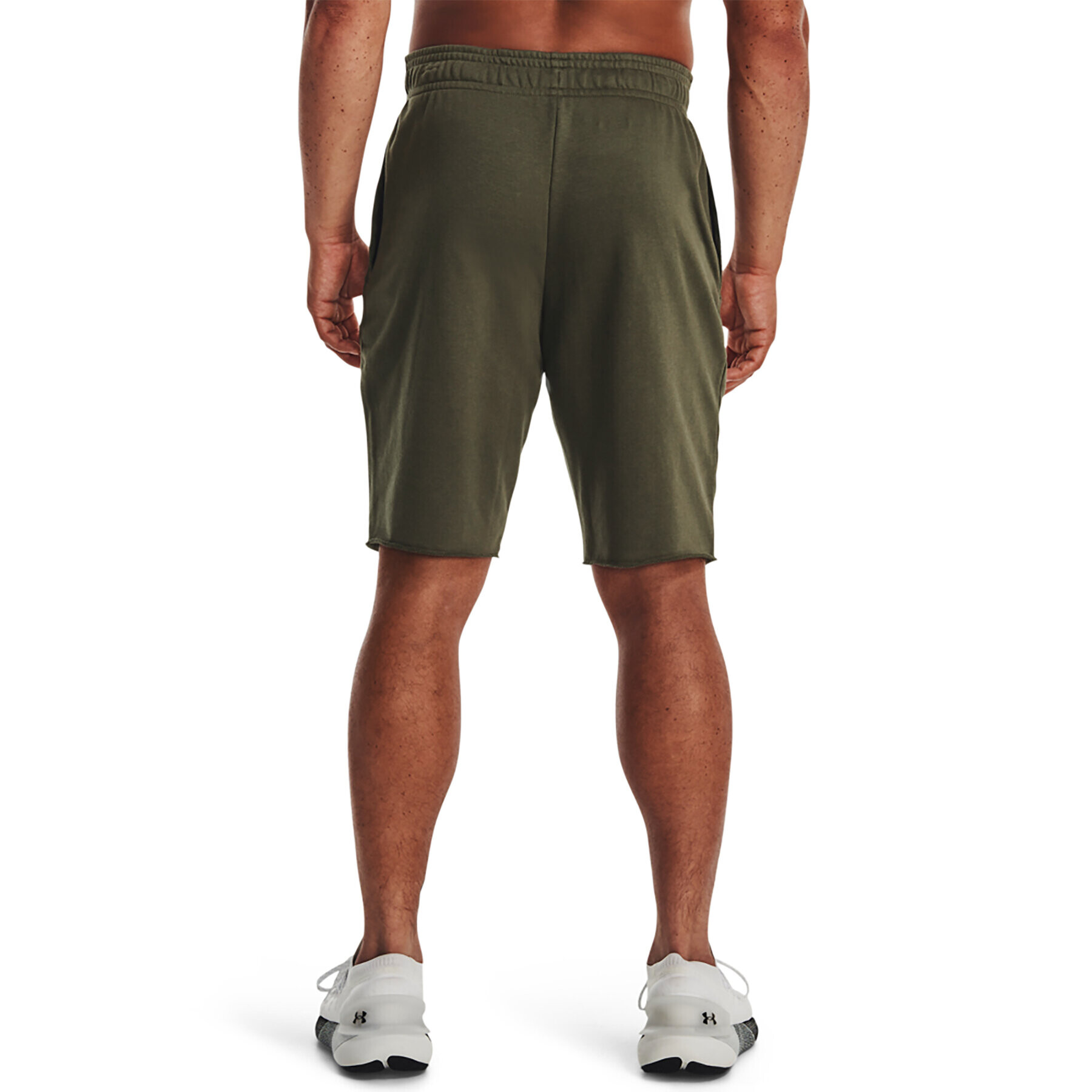 Under Armour Športové kraťasy UA RIVAL TERRY SHORT 1361631 Kaki Regular Fit - Pepit.sk