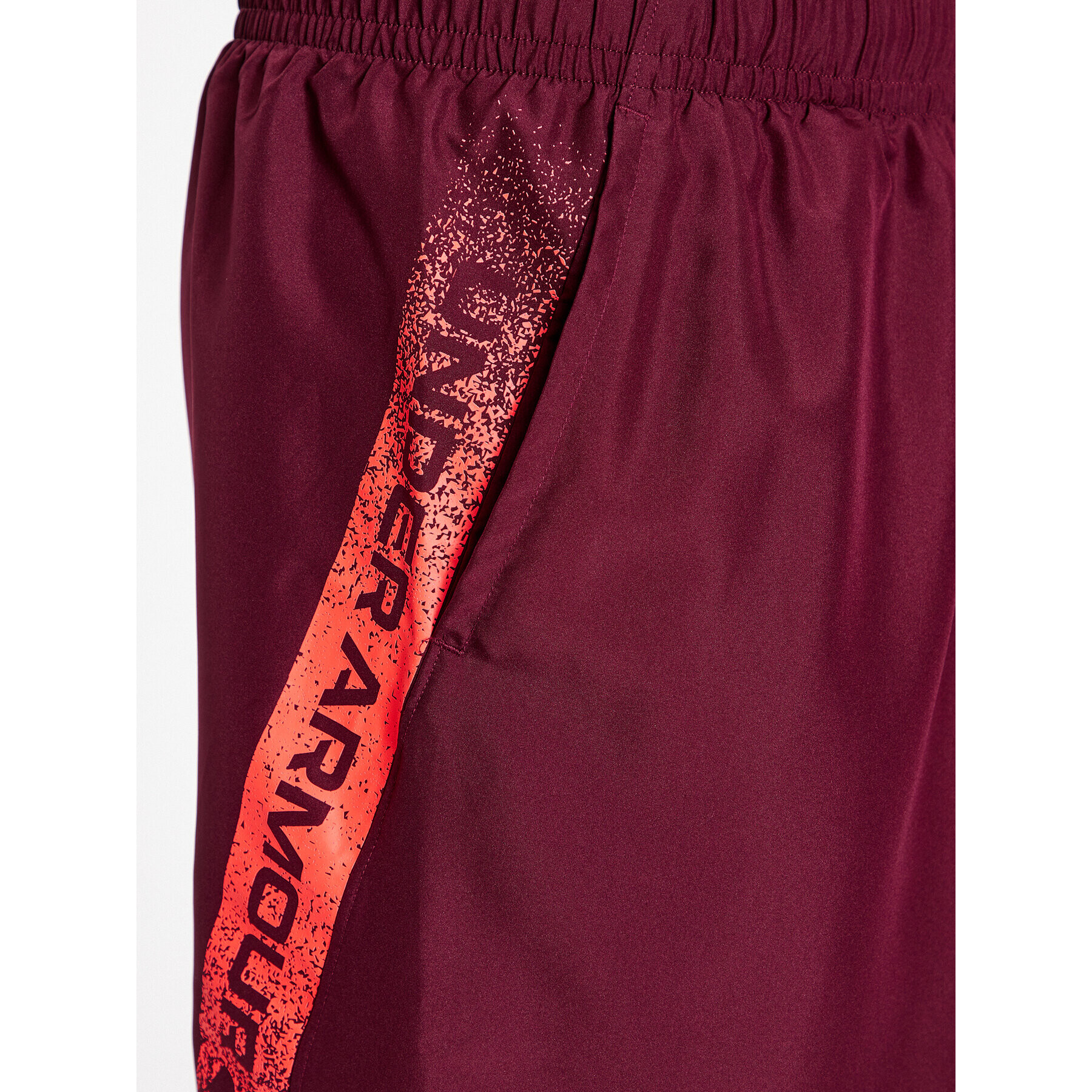 Under Armour Športové kraťasy Ua Woven Graphic Shorts 1370388 Bordová Loose Fit - Pepit.sk