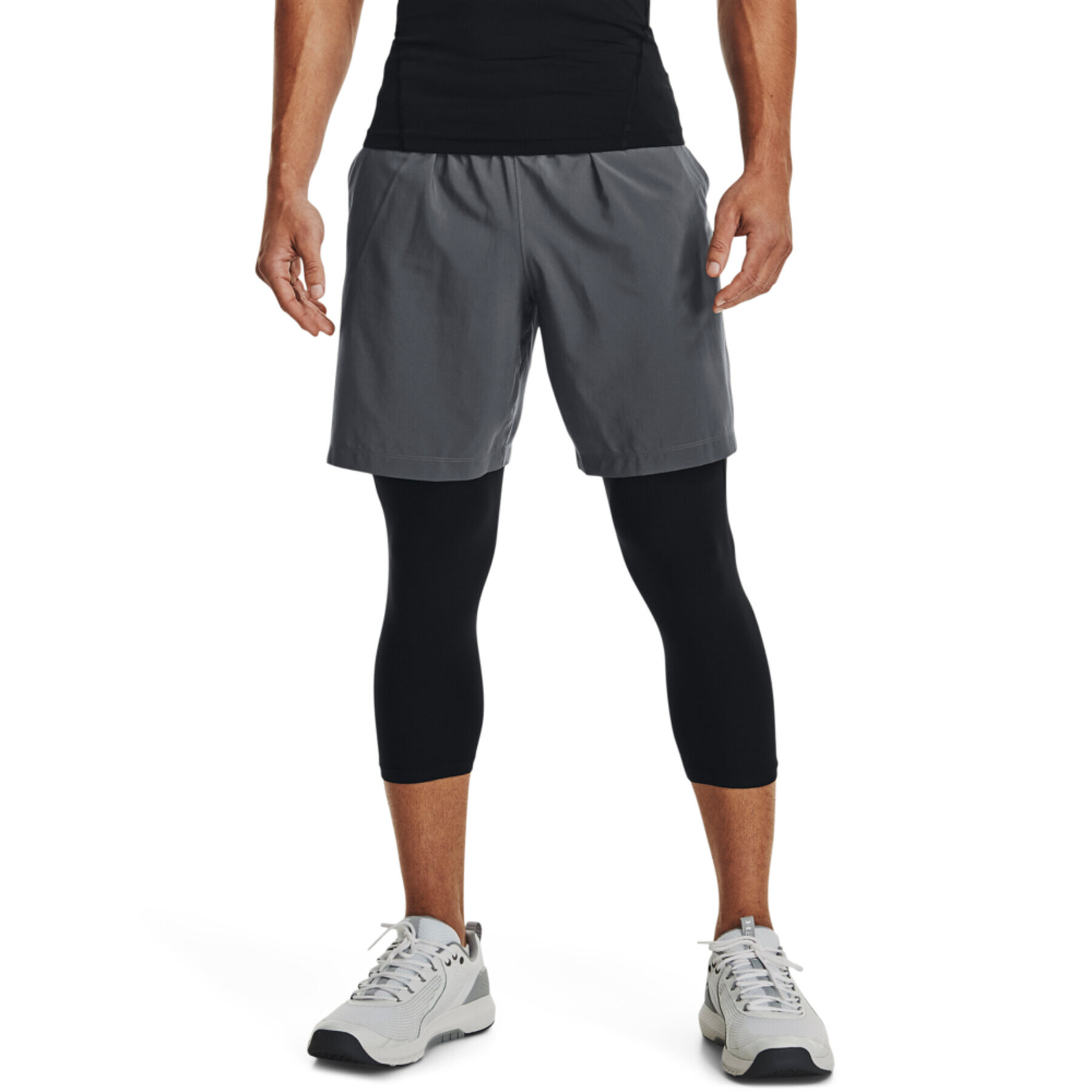 Under Armour Športové kraťasy UA Woven Graphic Shorts 1370388 Sivá Regular Fit - Pepit.sk