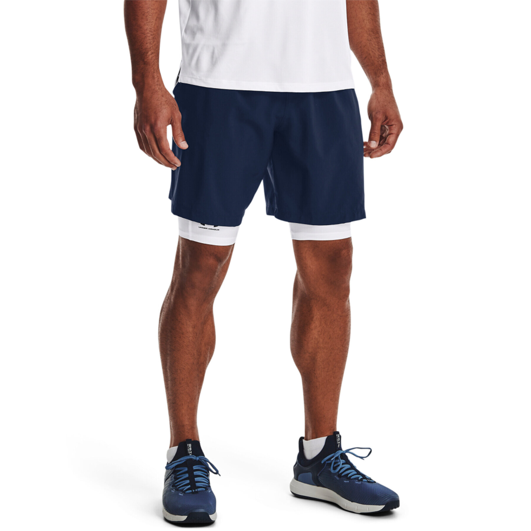 Under Armour Športové kraťasy UA Woven Graphic Shorts 1370388 Tmavomodrá Regular Fit - Pepit.sk