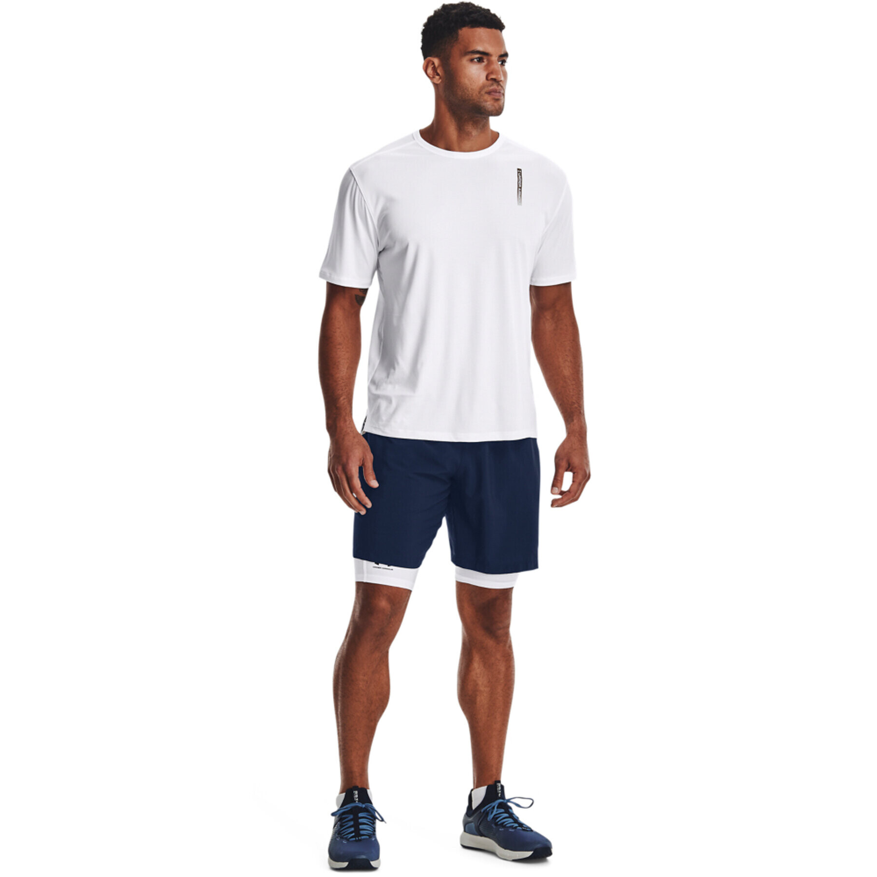 Under Armour Športové kraťasy UA Woven Graphic Shorts 1370388 Tmavomodrá Regular Fit - Pepit.sk