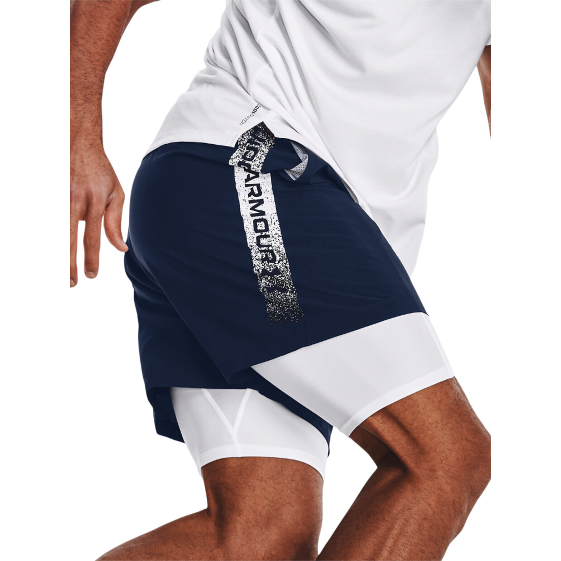 Under Armour Športové kraťasy UA Woven Graphic Shorts 1370388 Tmavomodrá Regular Fit - Pepit.sk