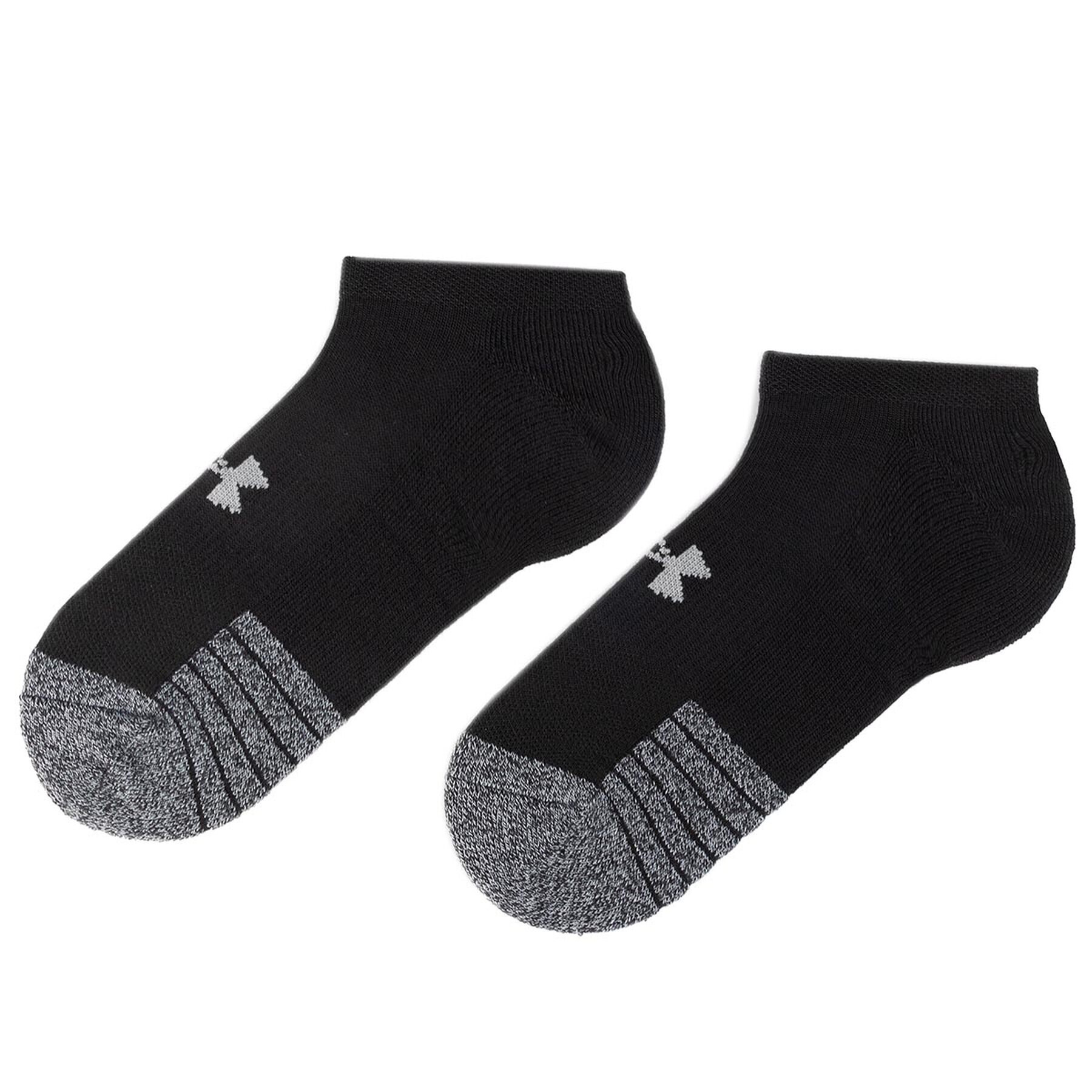 Under Armour Súprava 3 párov kotníkových ponožiek unisex Heatgear No Show Sock 1346755-001 Čierna - Pepit.sk