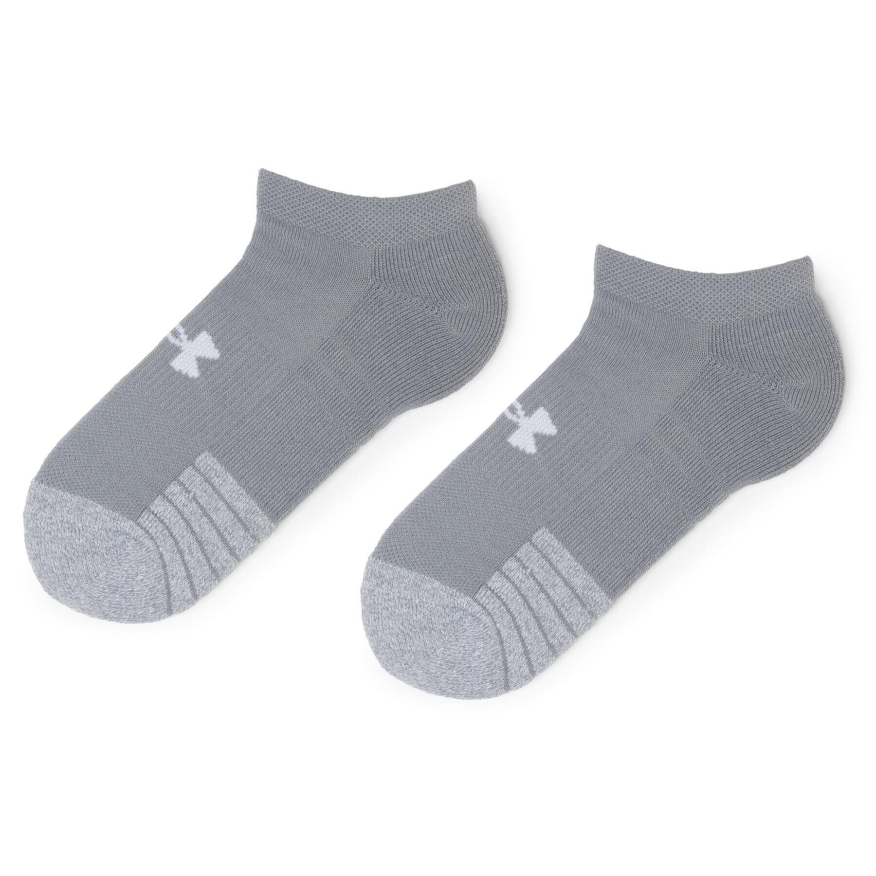 Under Armour Súprava 3 párov kotníkových ponožiek unisex Heatgear No Show Sock 1346755-035 Sivá - Pepit.sk