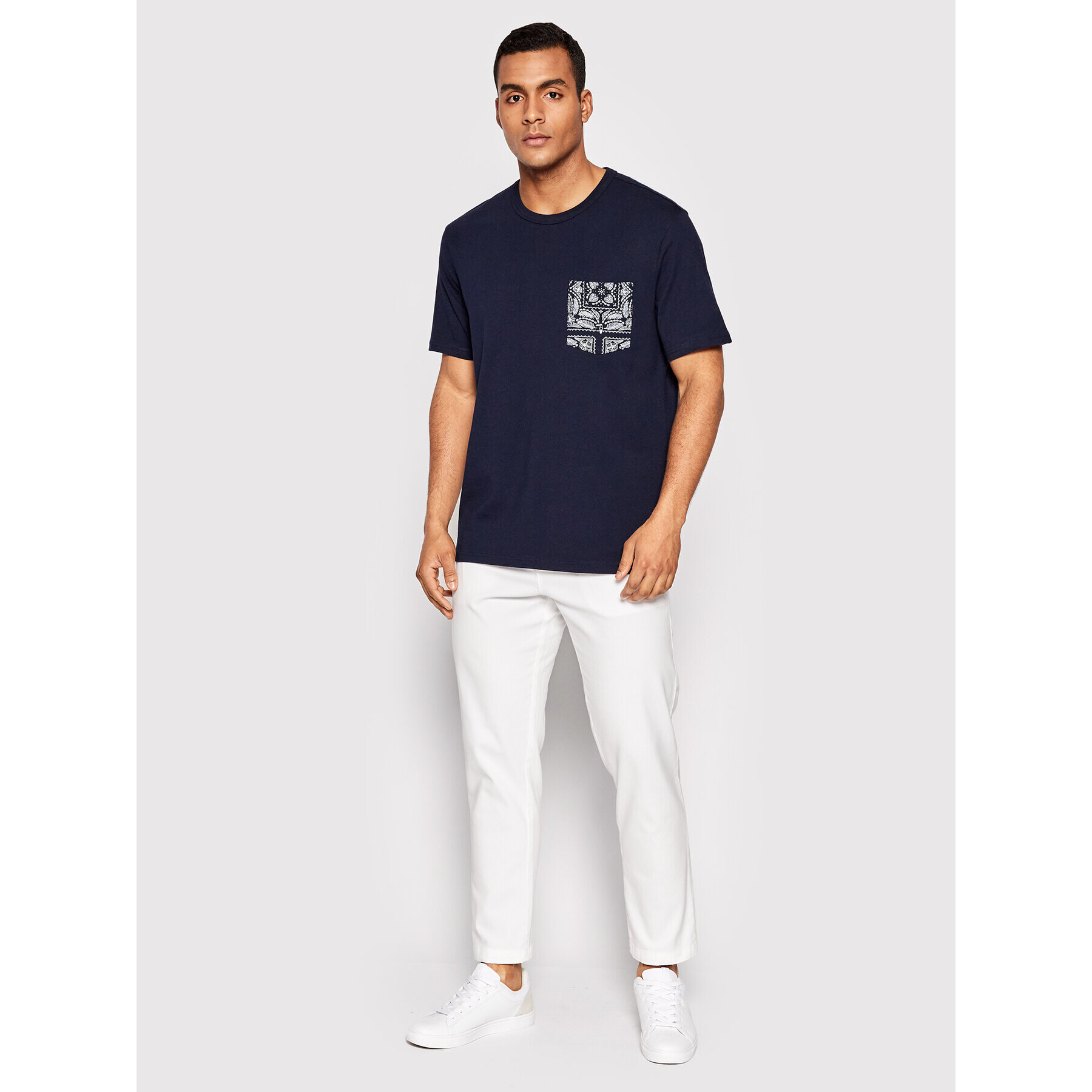 United Colors Of Benetton Bavlnené nohavice 42HM55J38 Biela Slim Fit - Pepit.sk