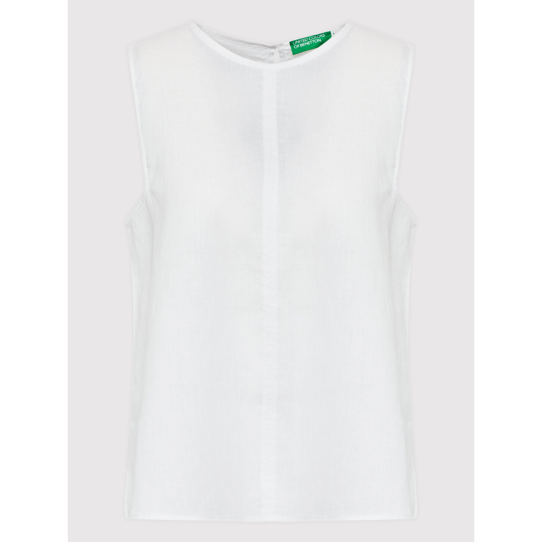 United Colors Of Benetton Blúzka 5BMLDQ01N Biela Regular Fit - Pepit.sk