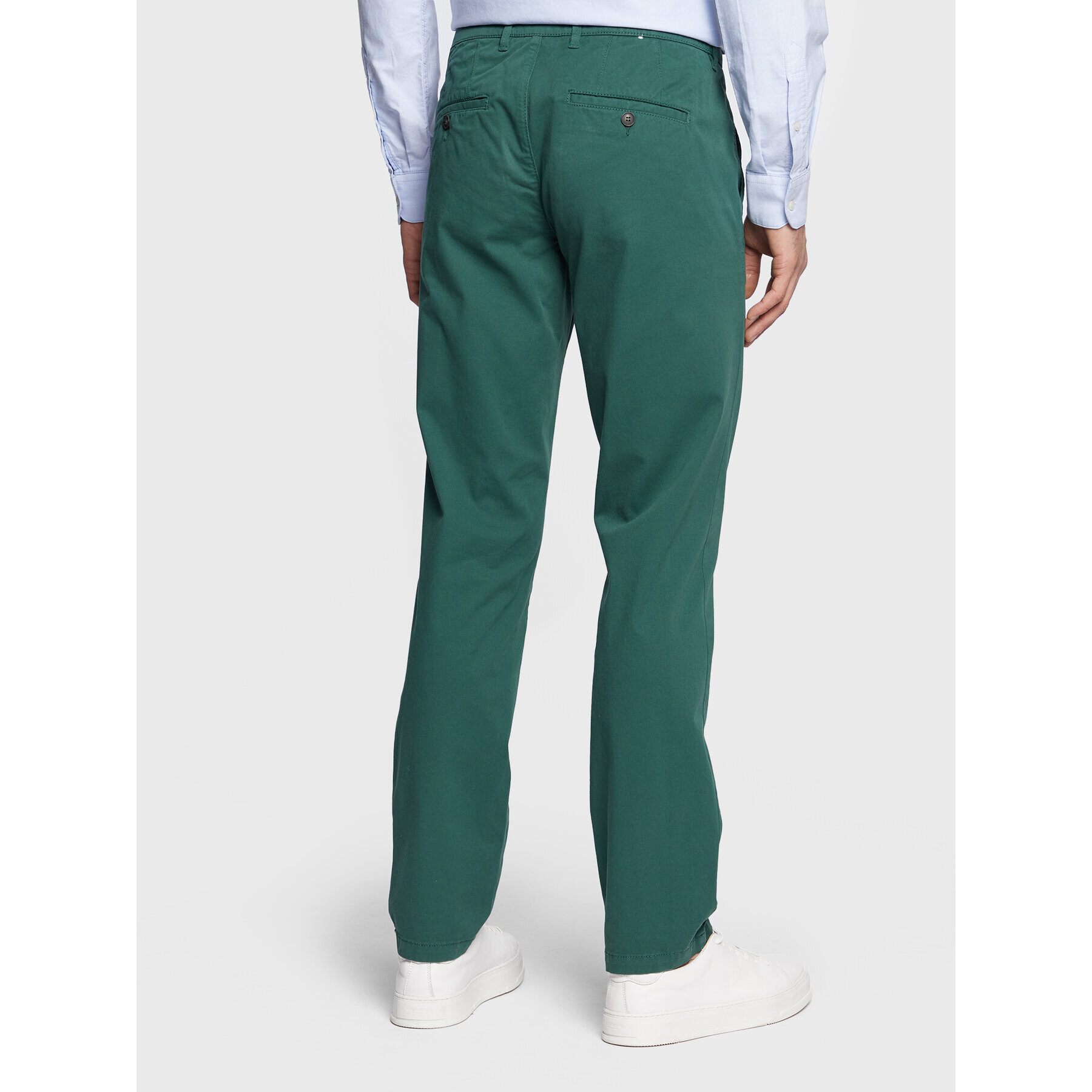 United Colors Of Benetton Chino nohavice 4DKH55I18 Zelená Slim Fit - Pepit.sk