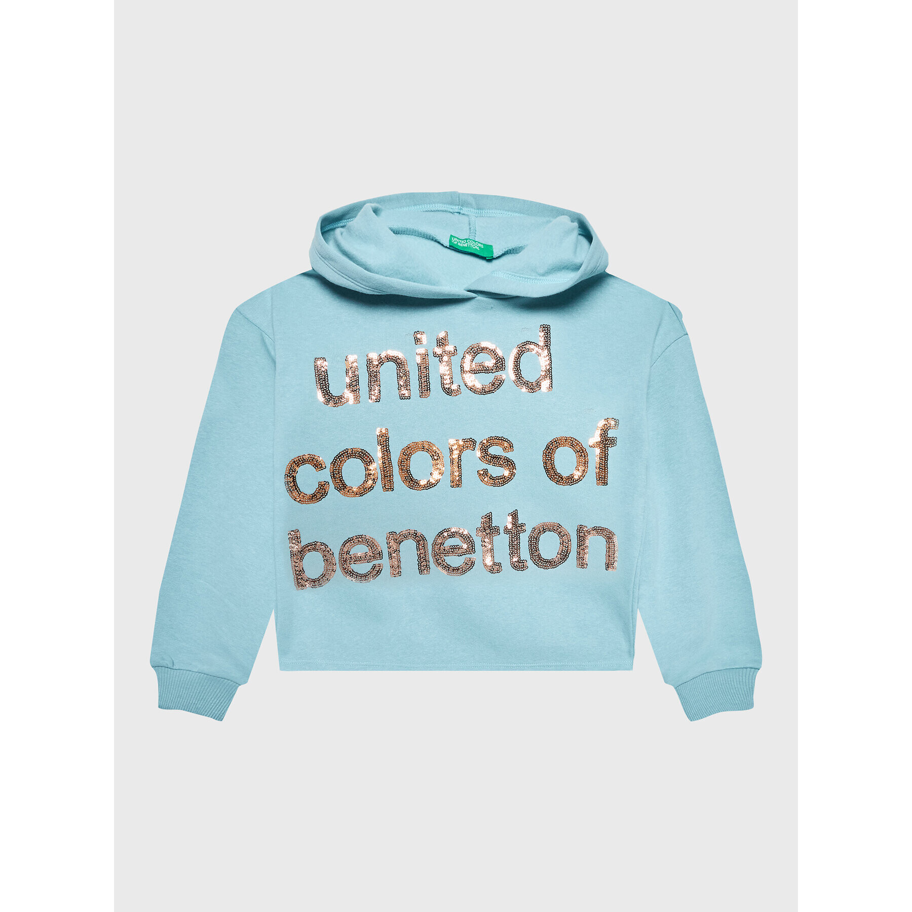 United Colors Of Benetton Mikina 35TMC201N Modrá Relaxed Fit - Pepit.sk