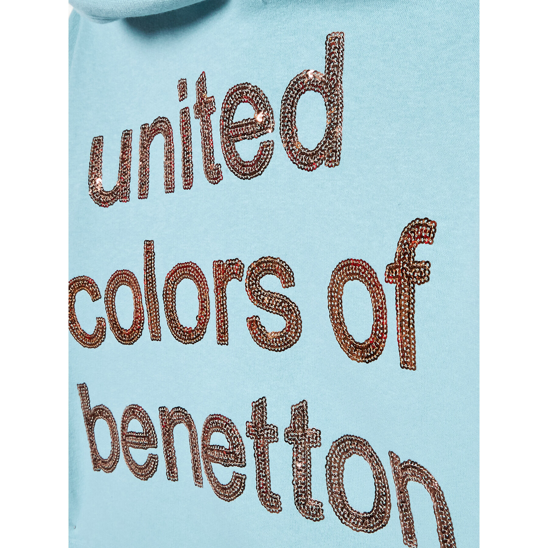 United Colors Of Benetton Mikina 35TMC201N Modrá Relaxed Fit - Pepit.sk