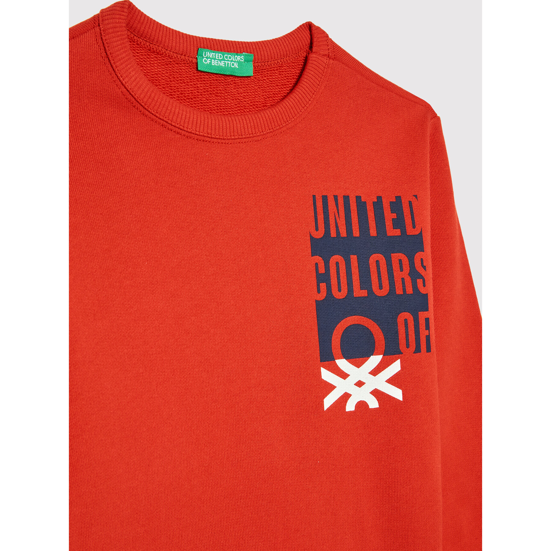 United Colors Of Benetton Mikina 3J68C105R Červená Regular Fit - Pepit.sk