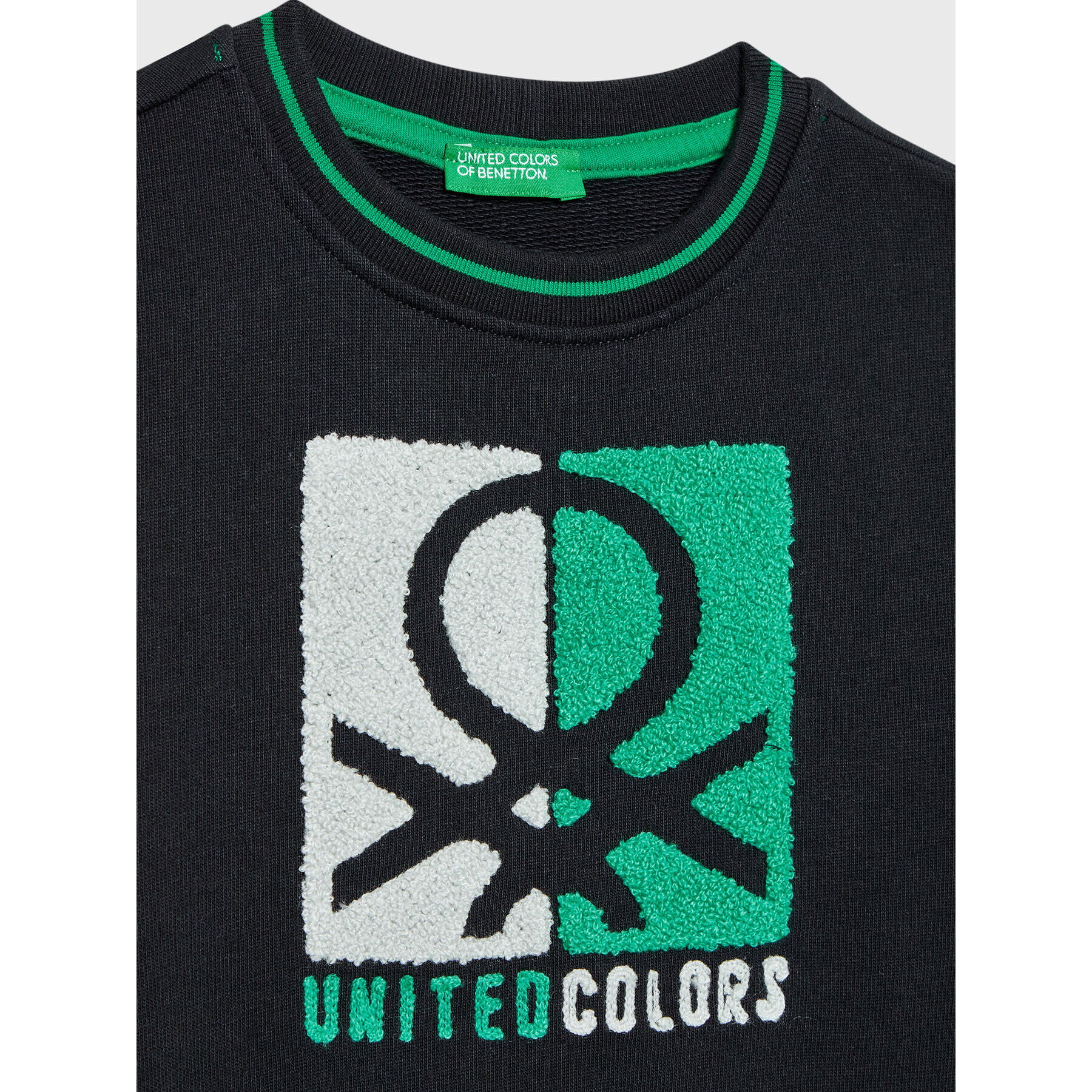 United Colors Of Benetton Mikina 3J68C105S Čierna Regular Fit - Pepit.sk