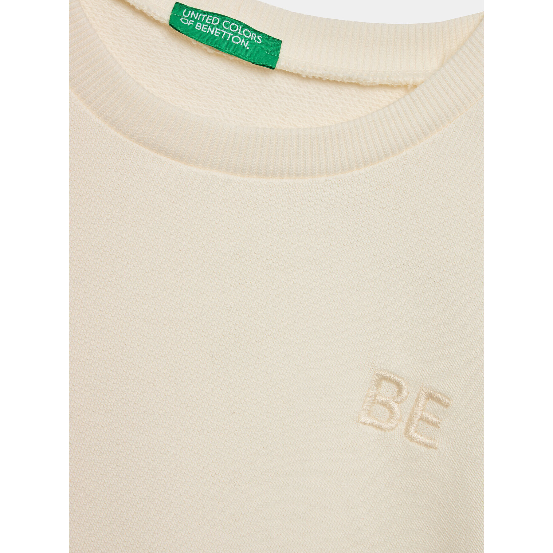 United Colors Of Benetton Mikina 3J68C10E1 Écru Relaxed Fit - Pepit.sk