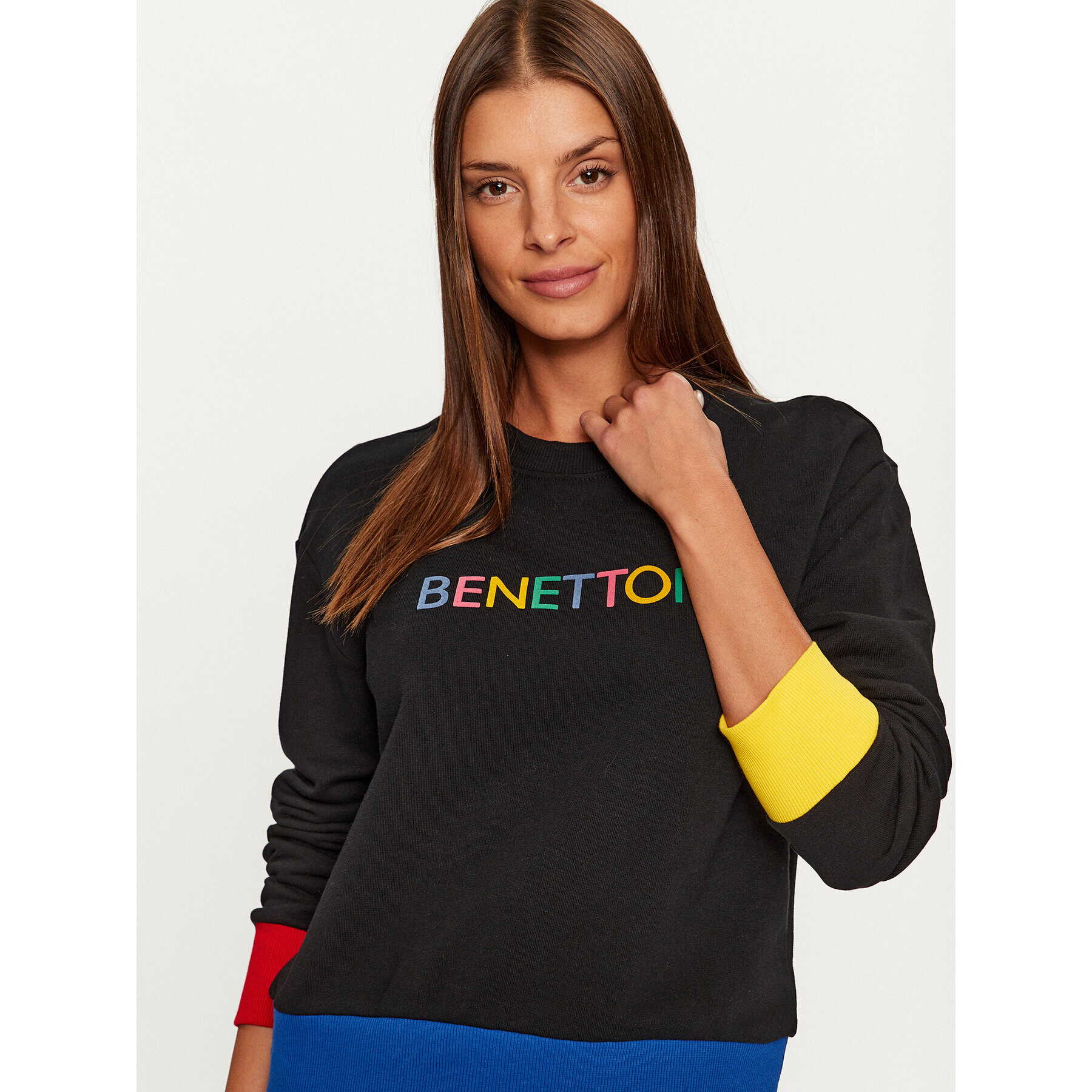 United Colors Of Benetton Mikina 3J68D104C Farebná Comfort Fit - Pepit.sk