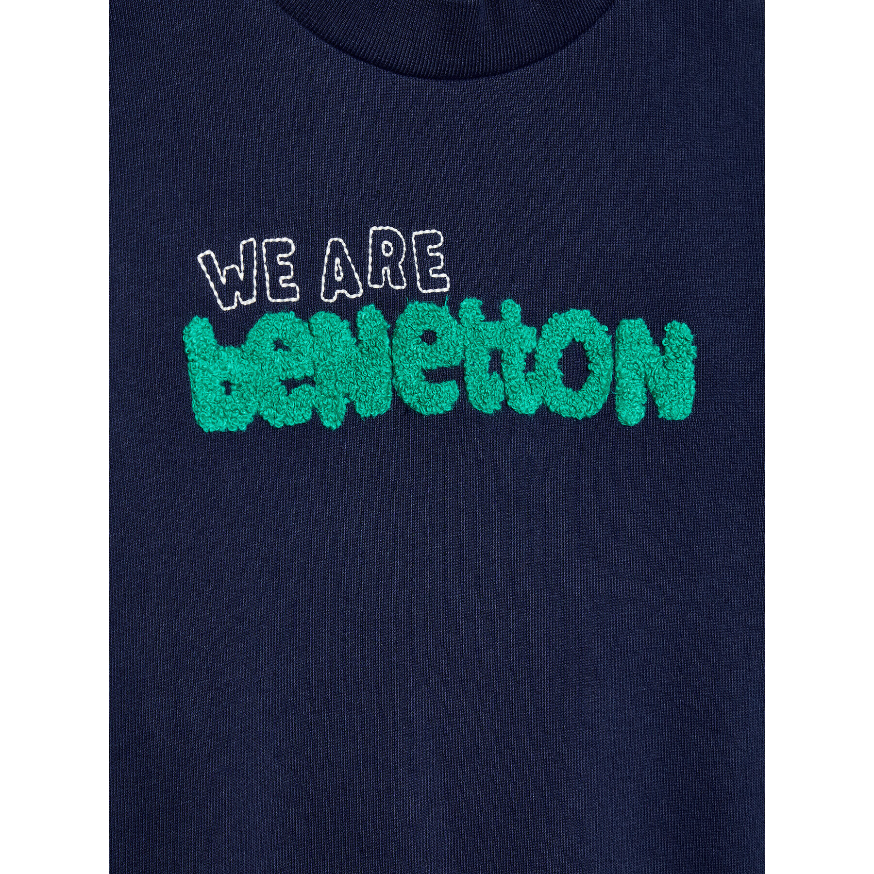 United Colors Of Benetton Mikina 3J68G104C Tmavomodrá Regular Fit - Pepit.sk