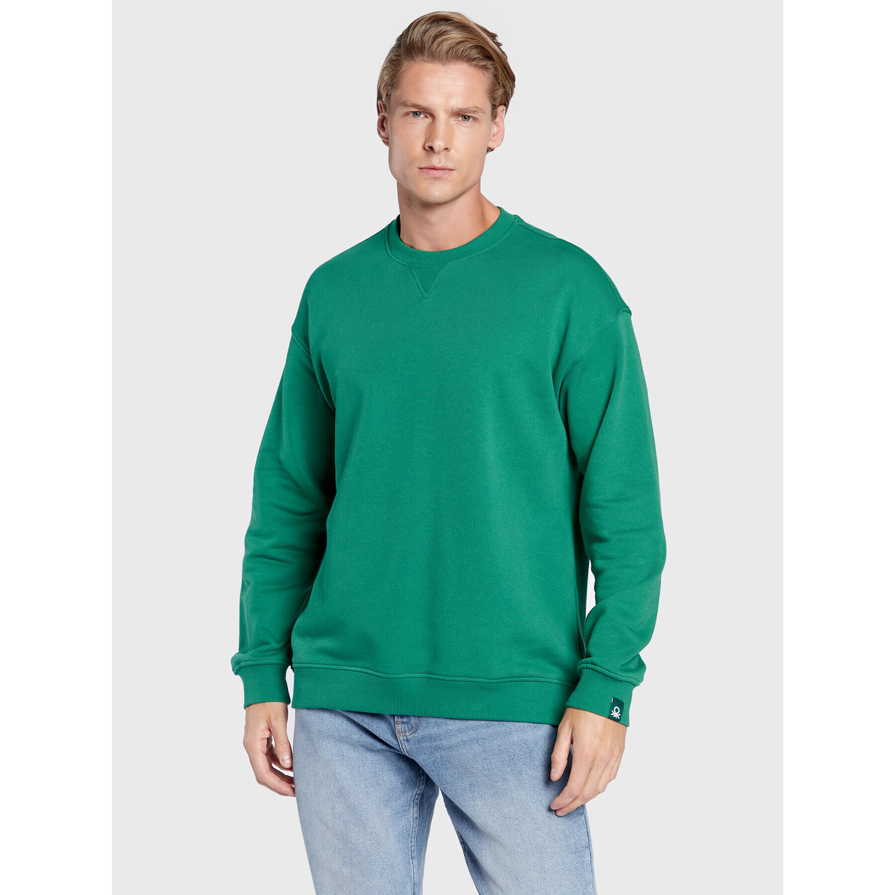 United Colors Of Benetton Mikina 3J68U1009 Zelená Regular Fit - Pepit.sk