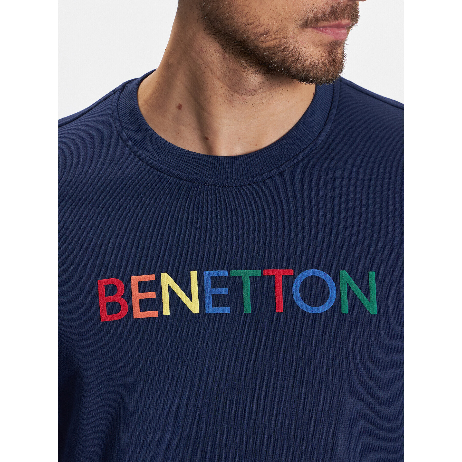 United Colors Of Benetton Mikina 3J68U100F Tmavomodrá Regular Fit - Pepit.sk