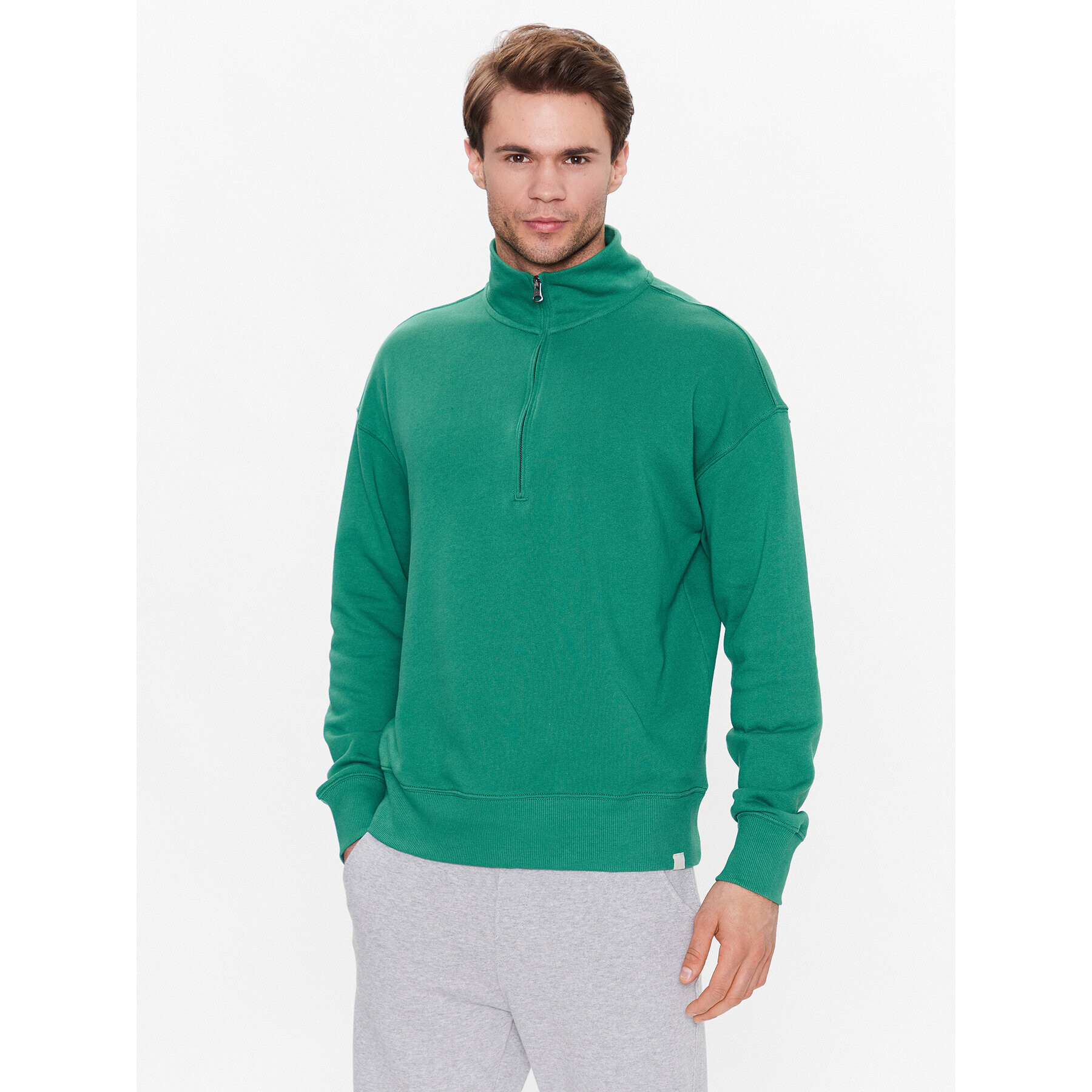 United Colors Of Benetton Mikina 3J68U104A Zelená Regular Fit - Pepit.sk