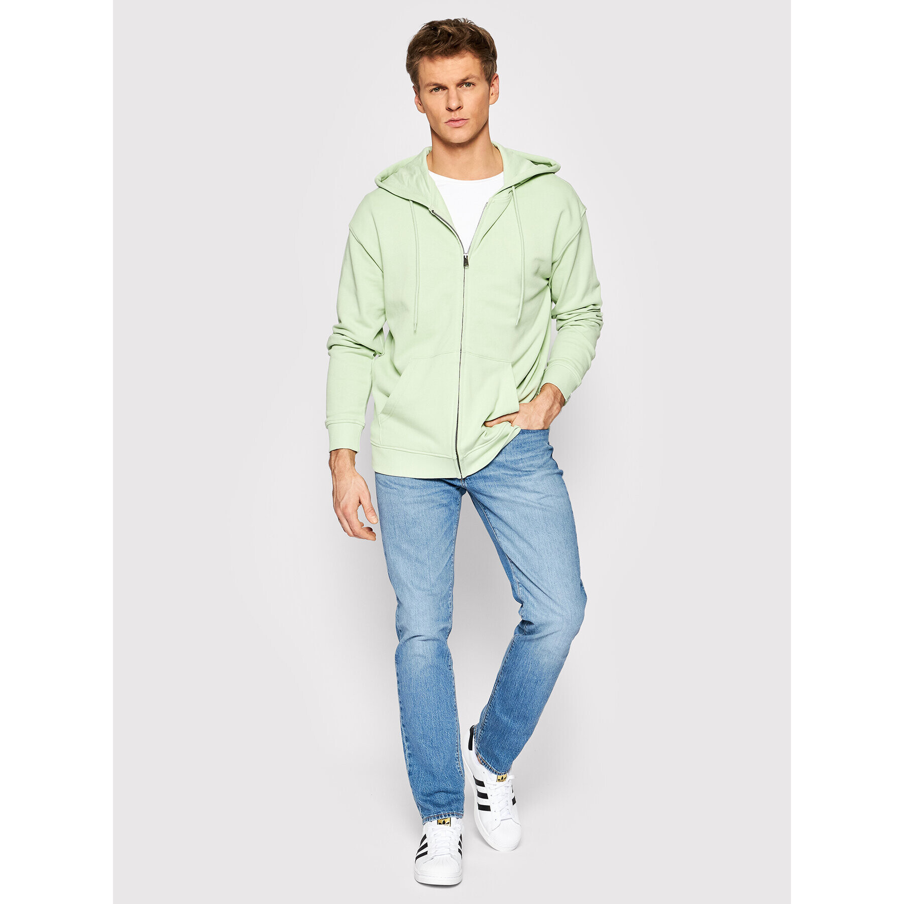 United Colors Of Benetton Mikina 3J68U5001 Zelená Regular Fit - Pepit.sk