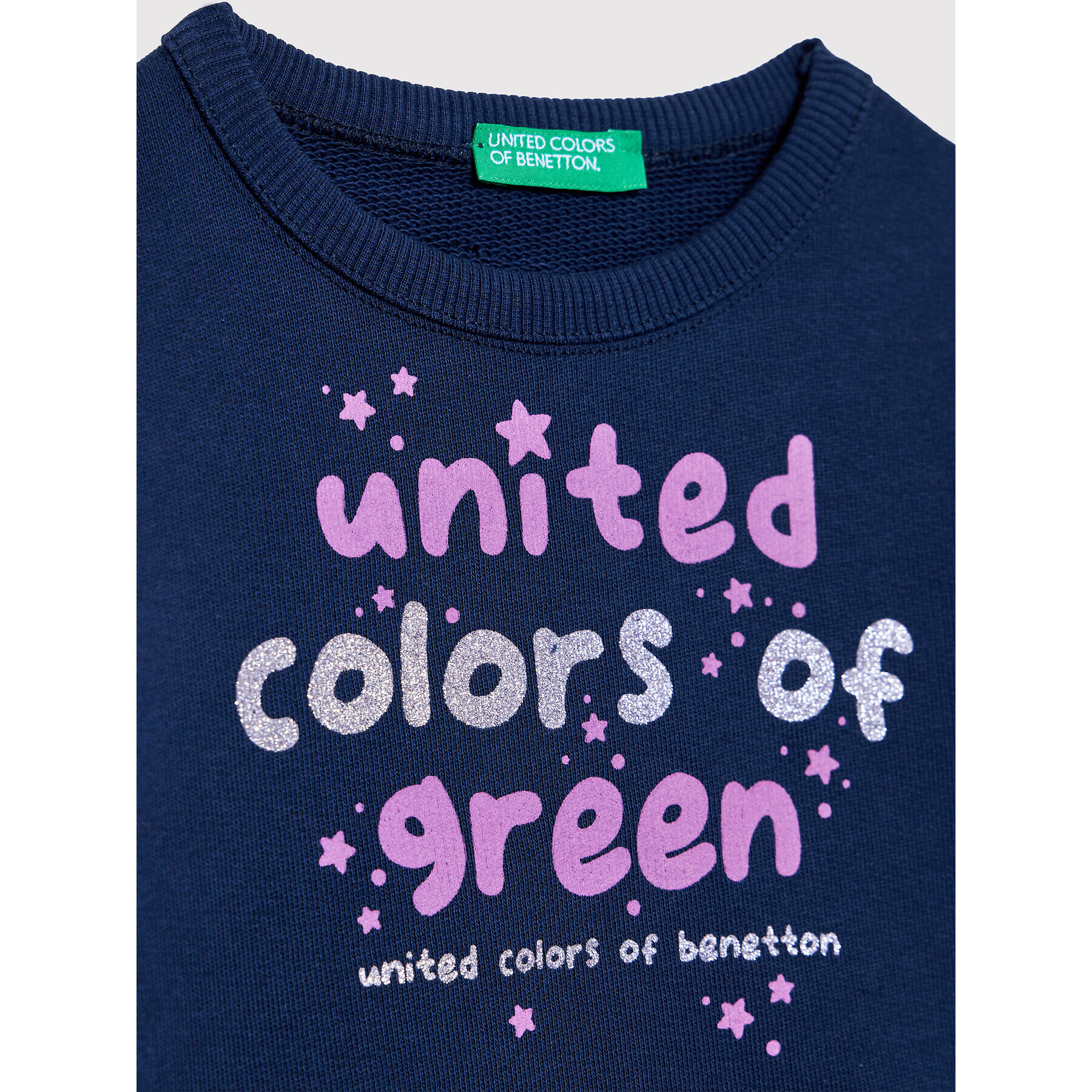 United Colors Of Benetton Mikina 3J70G104M Tmavomodrá Regular Fit - Pepit.sk